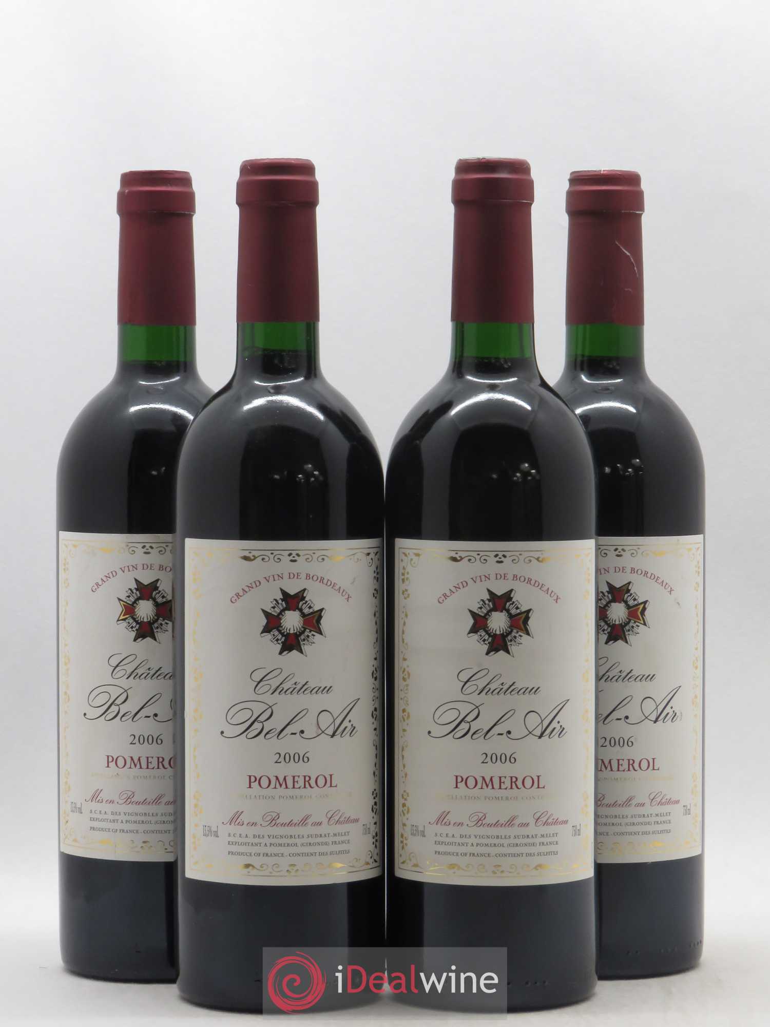 Château Bel Air 2006 - Lot de 4 bouteilles - 0