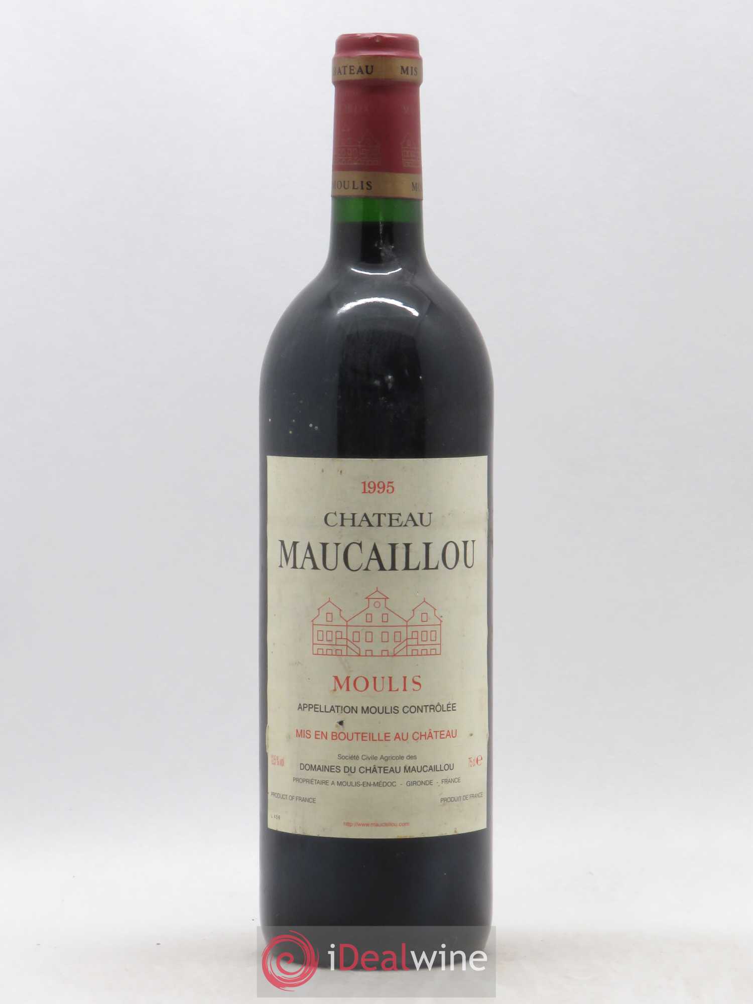 Château Maucaillou 1995 - Lot de 1 bouteille - 0