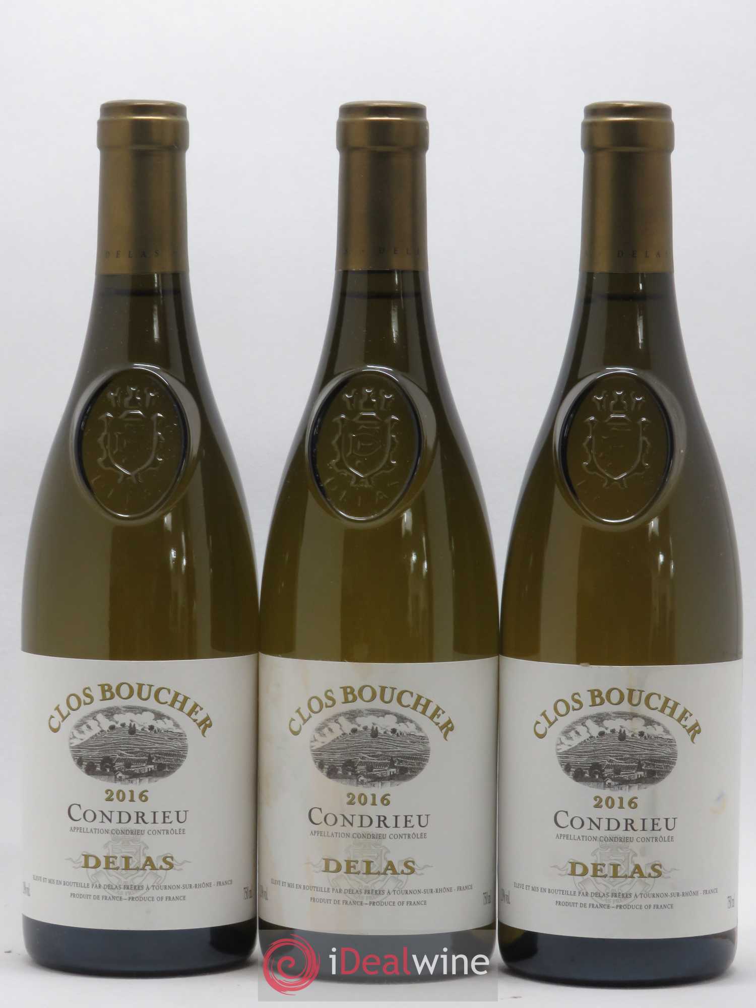 Condrieu Clos Boucher Delas Frères 2016 - Lot de 3 bouteilles - 0