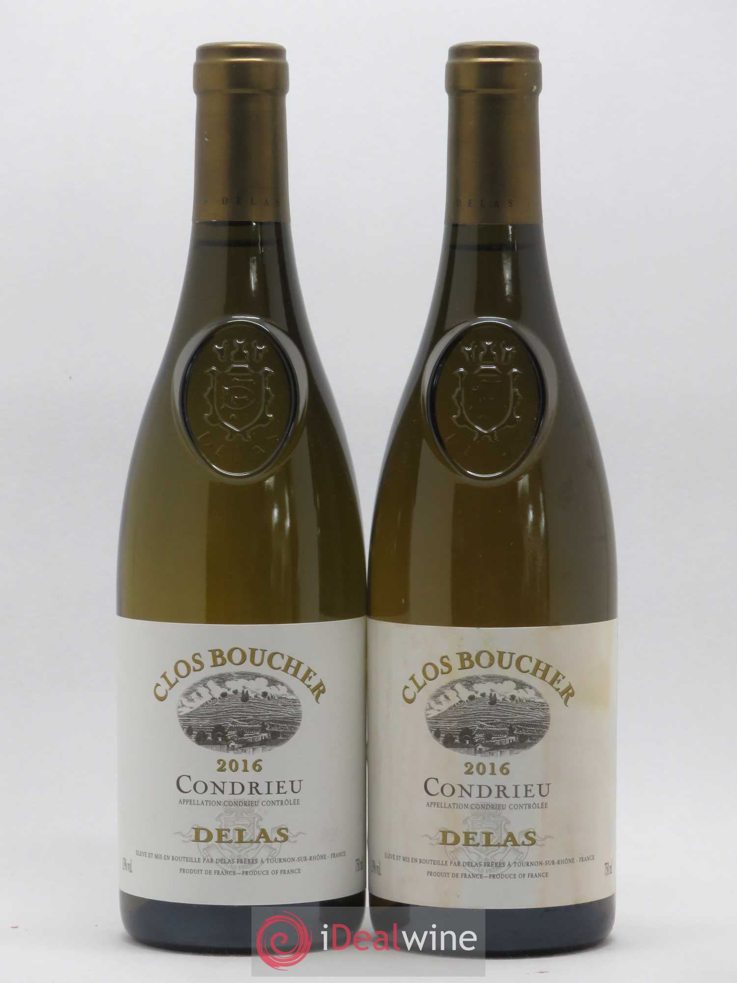 Condrieu Clos Boucher Delas Frères 2016 - Lot de 2 bouteilles - 0