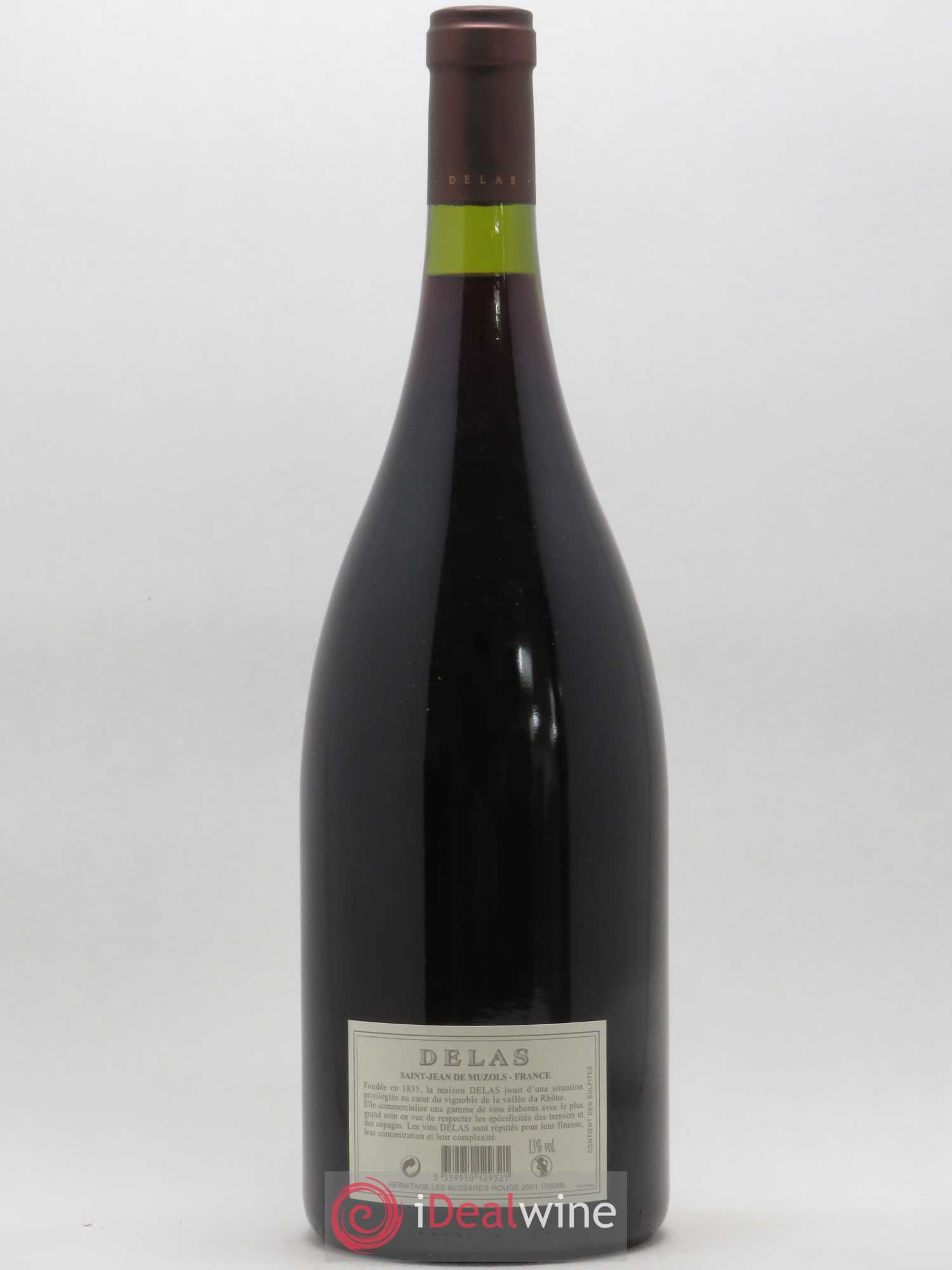 Hermitage Les Bessards Delas Frères 2001 - Lot de 1 magnum - 1