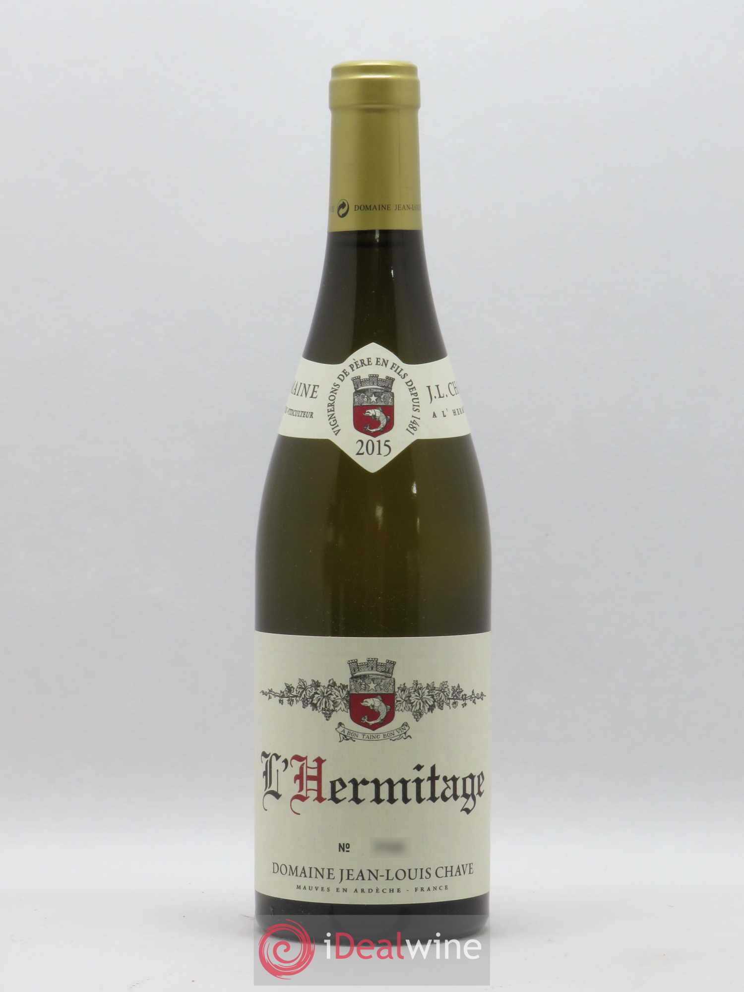 Hermitage Jean-Louis Chave 2015 - Lot de 1 bouteille - 0