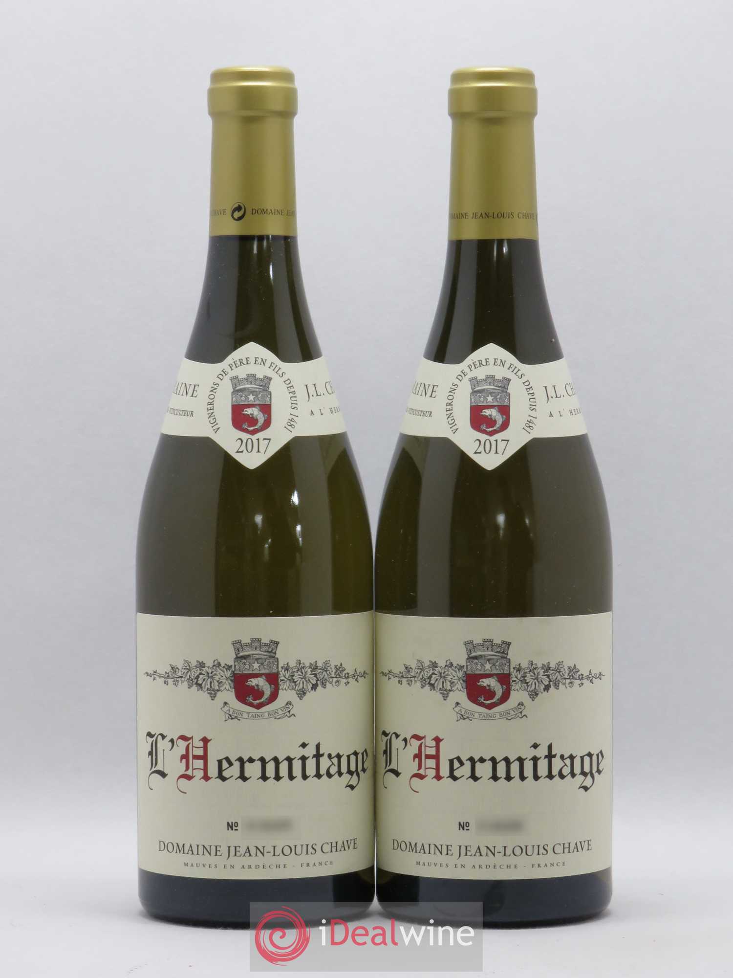 Hermitage Jean-Louis Chave 2017 - Lot de 2 bouteilles - 0
