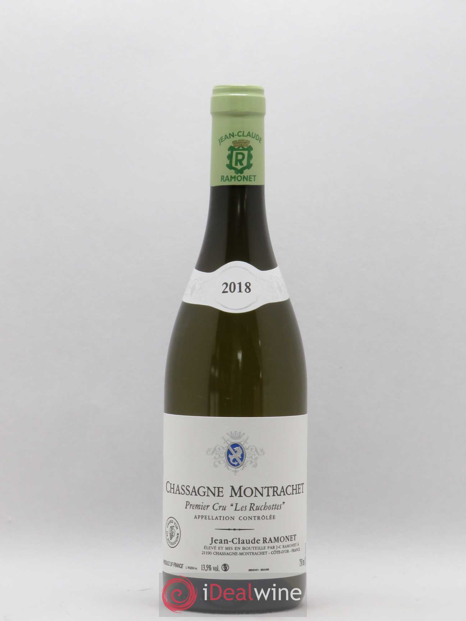 Chassagne-Montrachet 1er Cru Les Ruchottes Ramonet (Domaine) 2018 - Lot de 1 bouteille - 0