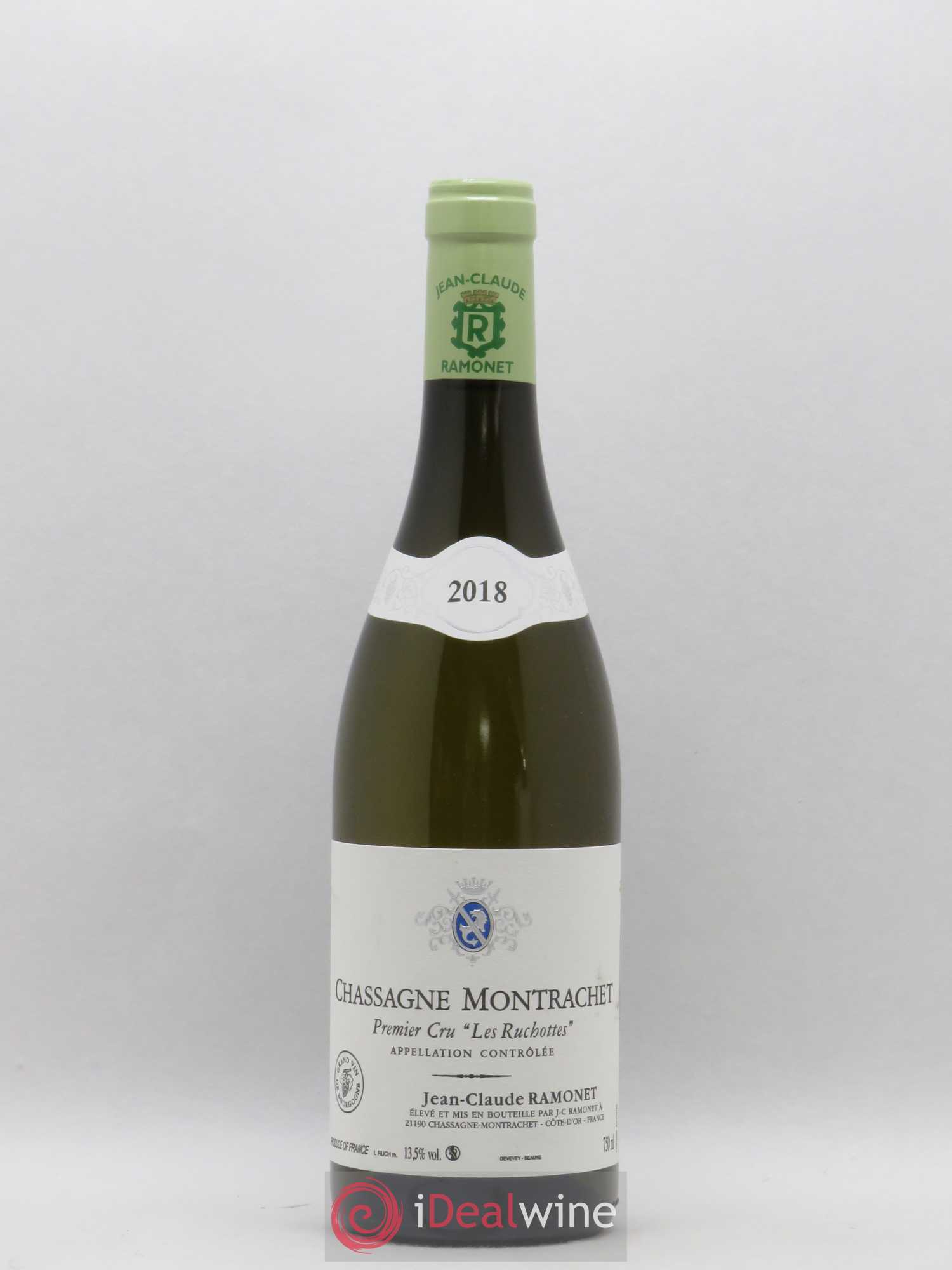 Chassagne-Montrachet 1er Cru Les Ruchottes Ramonet (Domaine) 2018 - Lot de 1 bouteille - 0