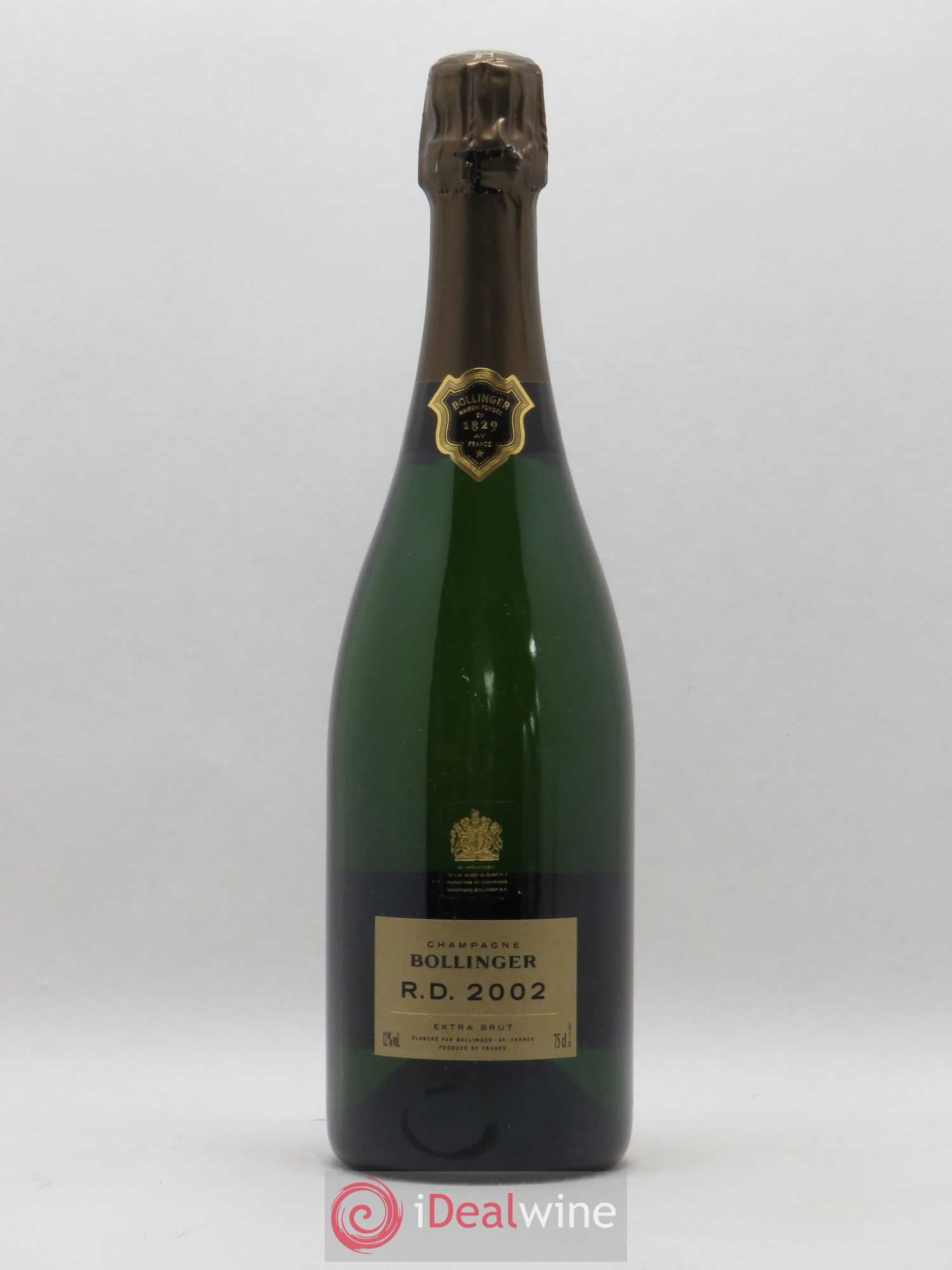 R.D. Extra-Brut Bollinger 2002 - Lot de 1 bouteille - 0