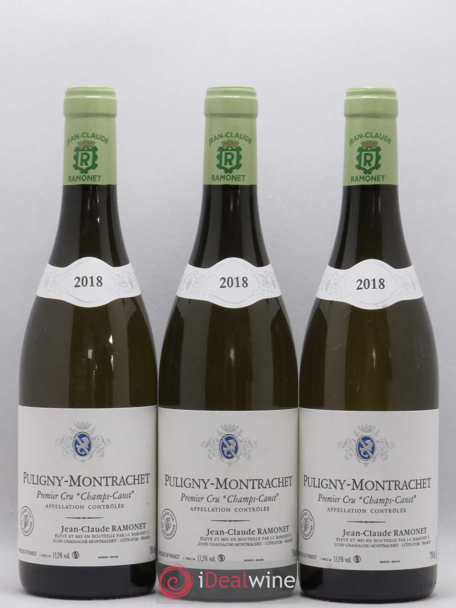 Puligny-Montrachet 1er Cru Champs Canet Ramonet (Domaine) 2018 - Lot de 3 bouteilles - 0