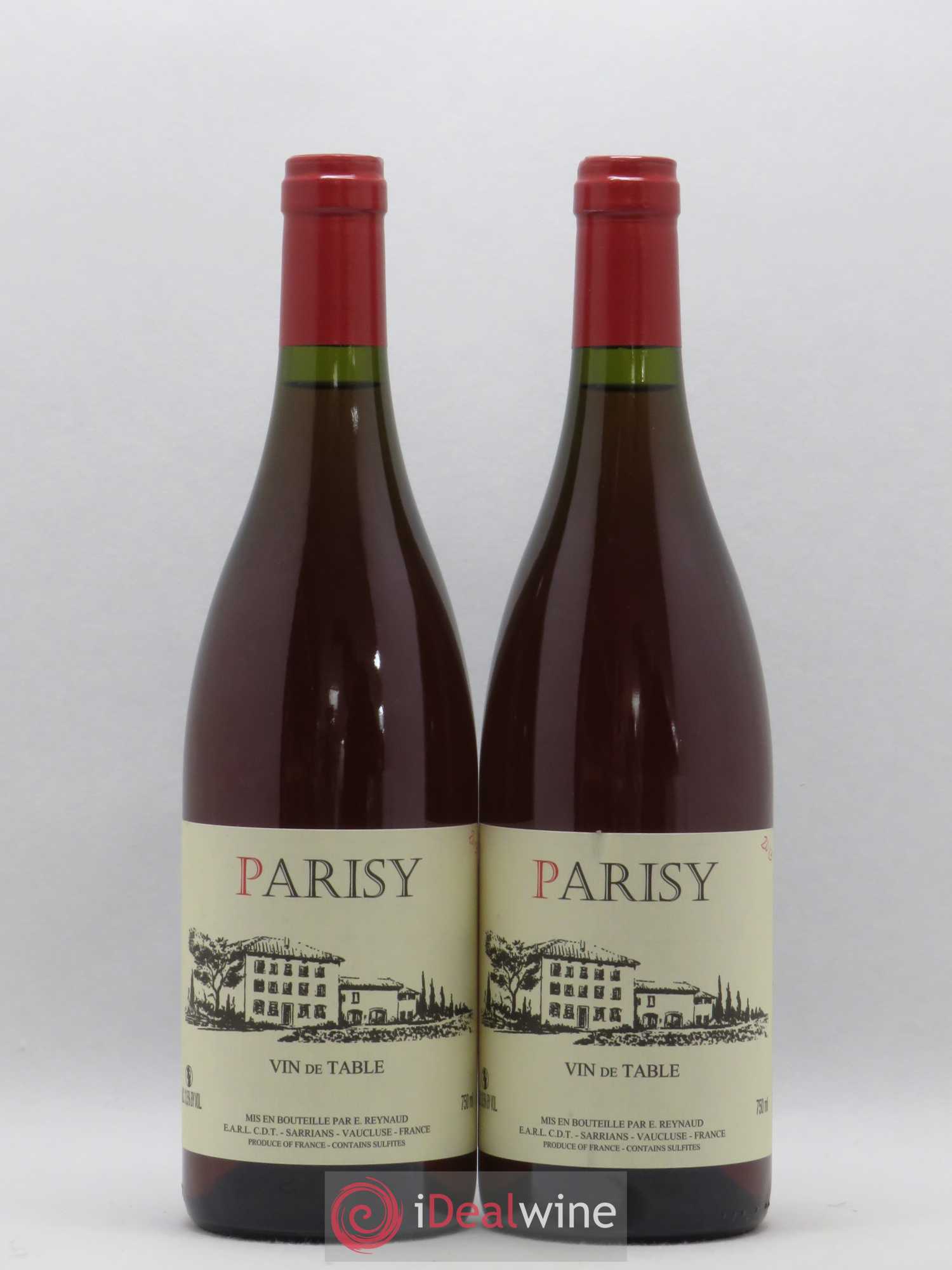 Vin de Table Parisy Emmanuel Reynaud - Lot de 2 bouteilles - 0