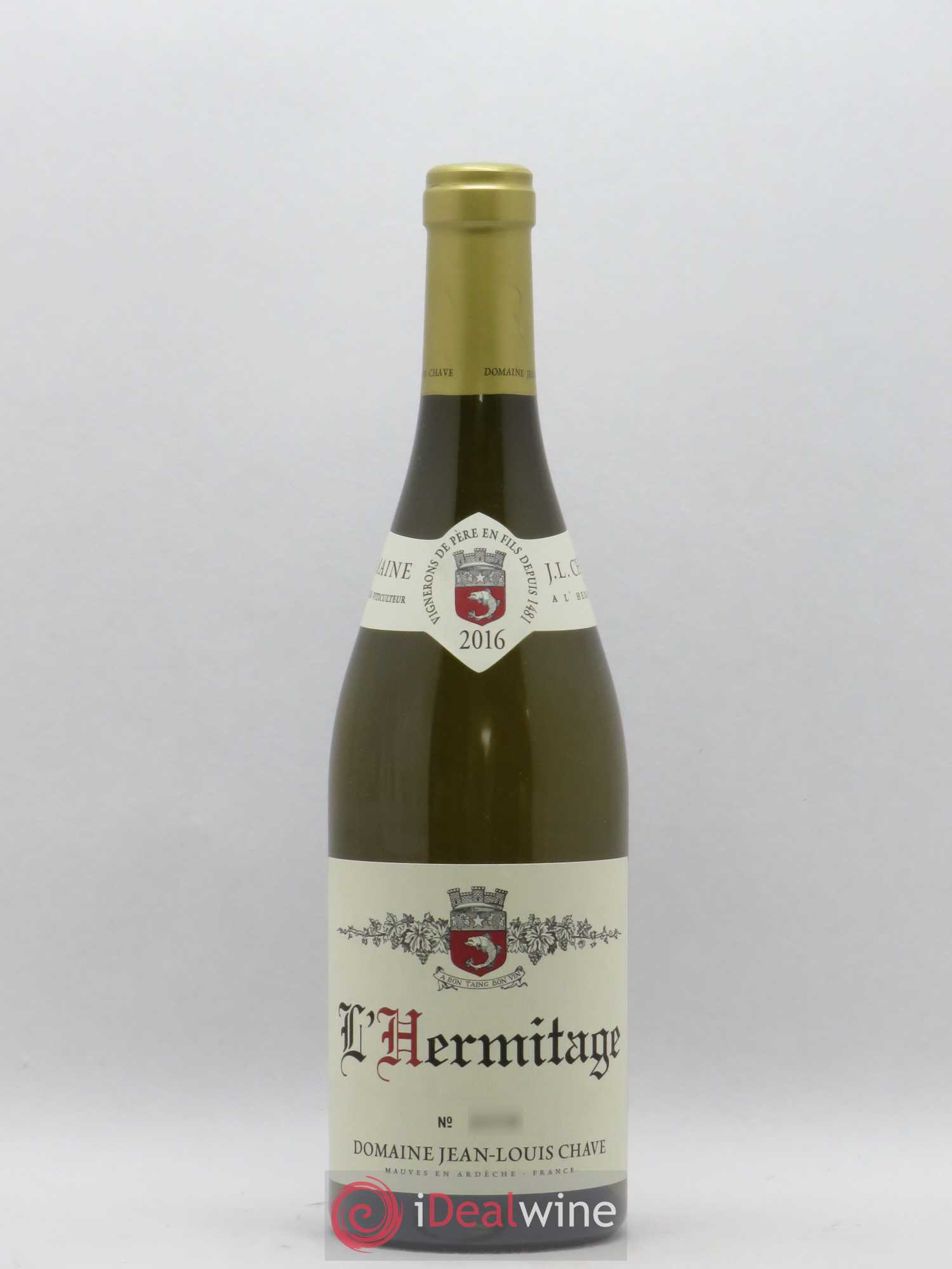 Hermitage Jean-Louis Chave 2016 - Lot de 1 bouteille - 0