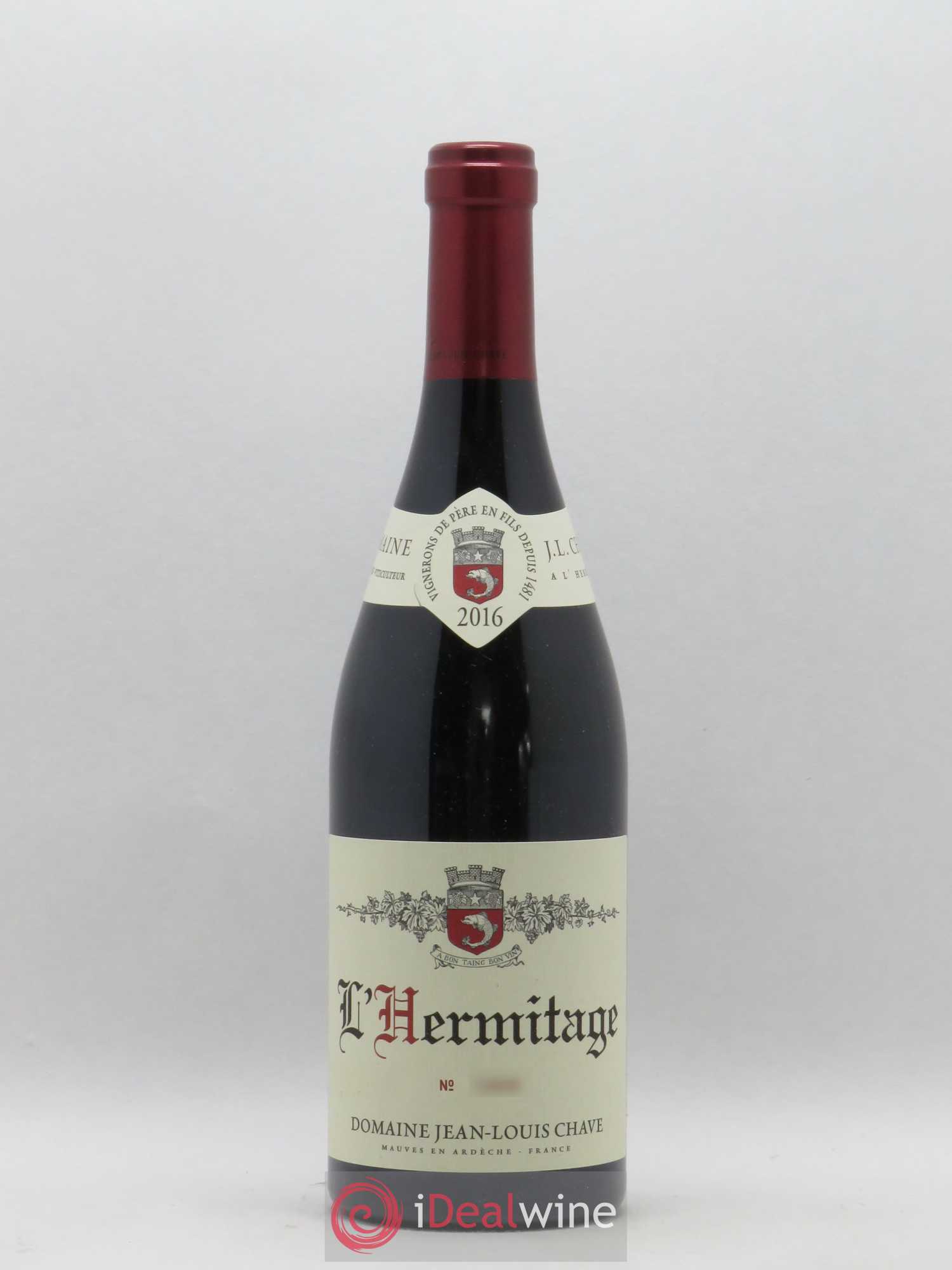 Hermitage Jean-Louis Chave 2016 - Lot de 1 bouteille - 0
