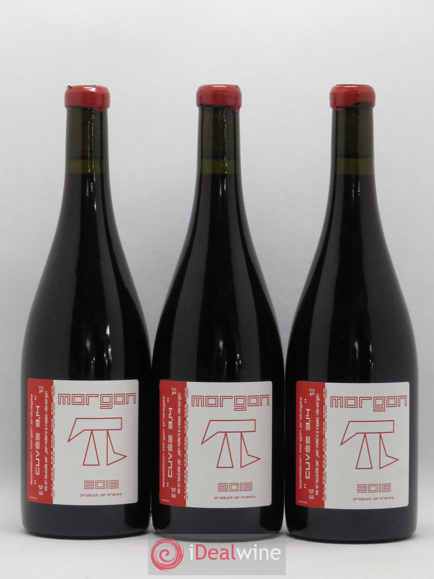 Morgon 3.14 Jean Foillard 2016 - Lot de 3 bouteilles - 0