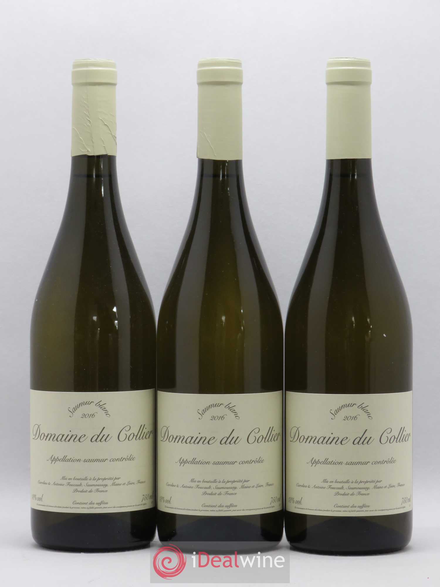 Saumur Domaine du Collier 2016 - Lot de 3 bouteilles - 0