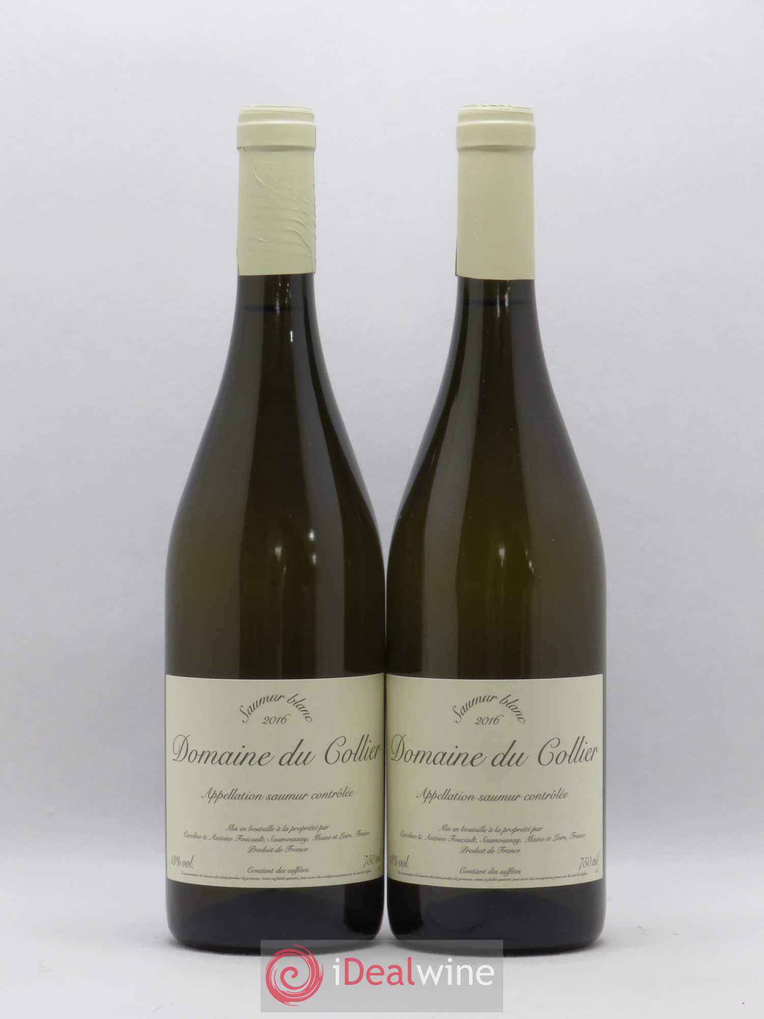 Saumur Domaine du Collier 2016 - Lot de 2 bouteilles - 0