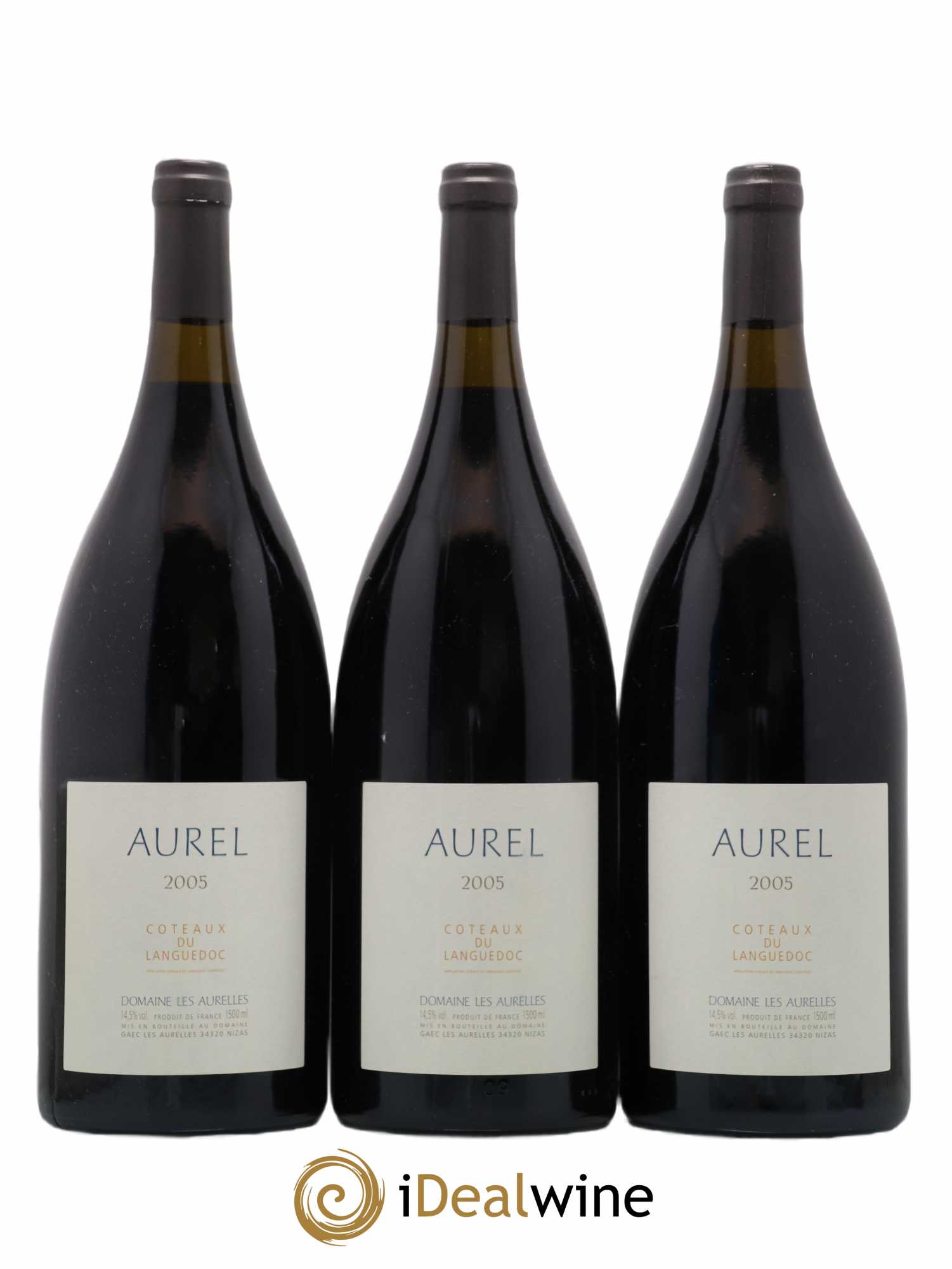 Coteaux du Languedoc Aurel Domaine les Aurelles 2005 - Lot de 3 magnums - 0