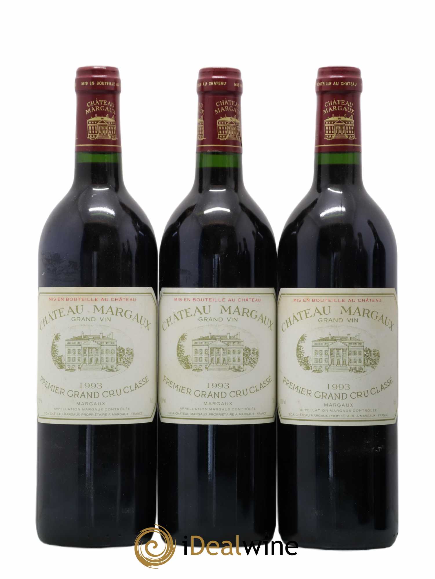 Château Margaux 1er Grand Cru Classé 1993 - Lot de 6 bouteilles - 1
