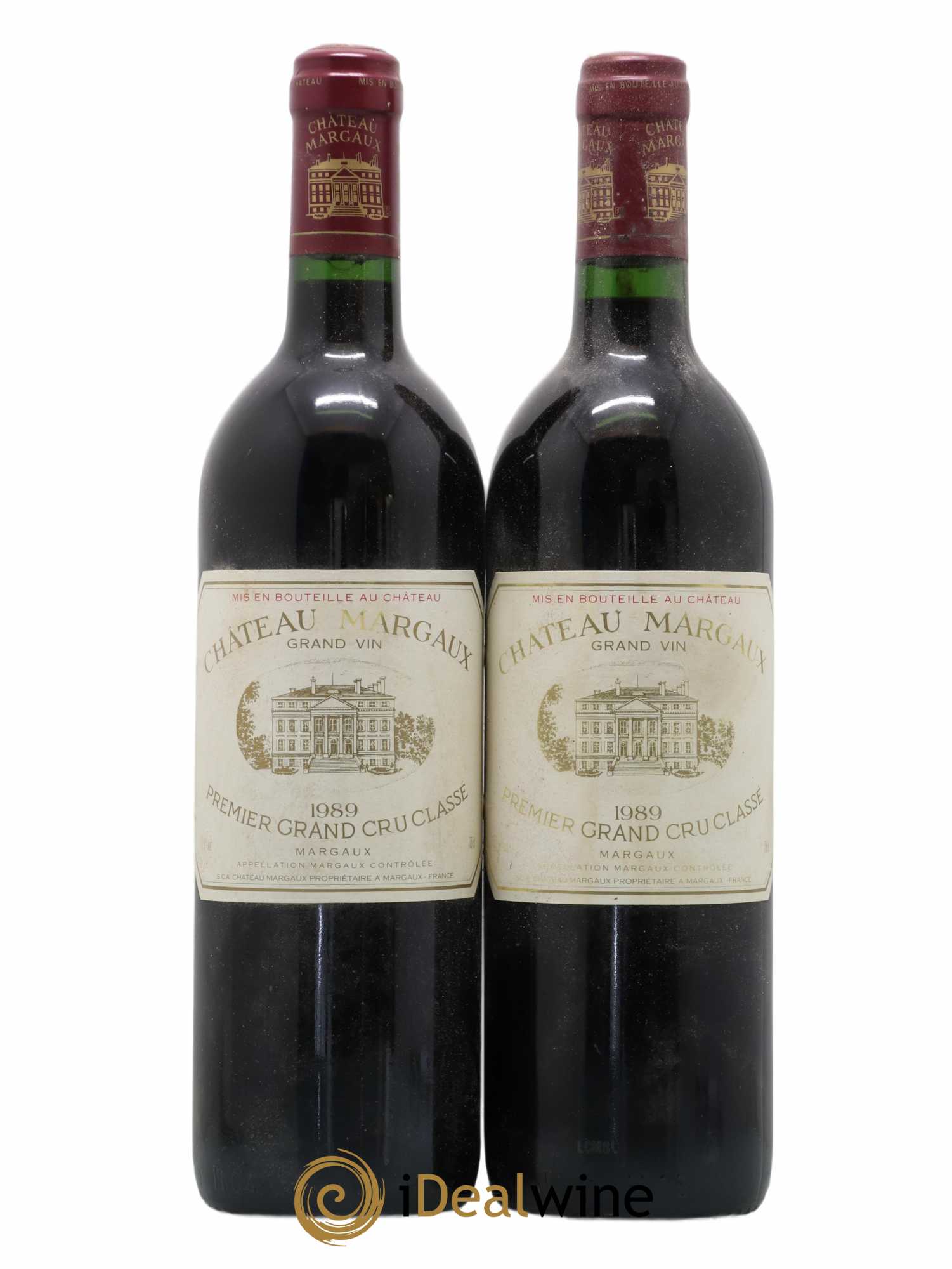 Château Margaux 1er Grand Cru Classé 1989 - Lot de 2 bouteilles - 0