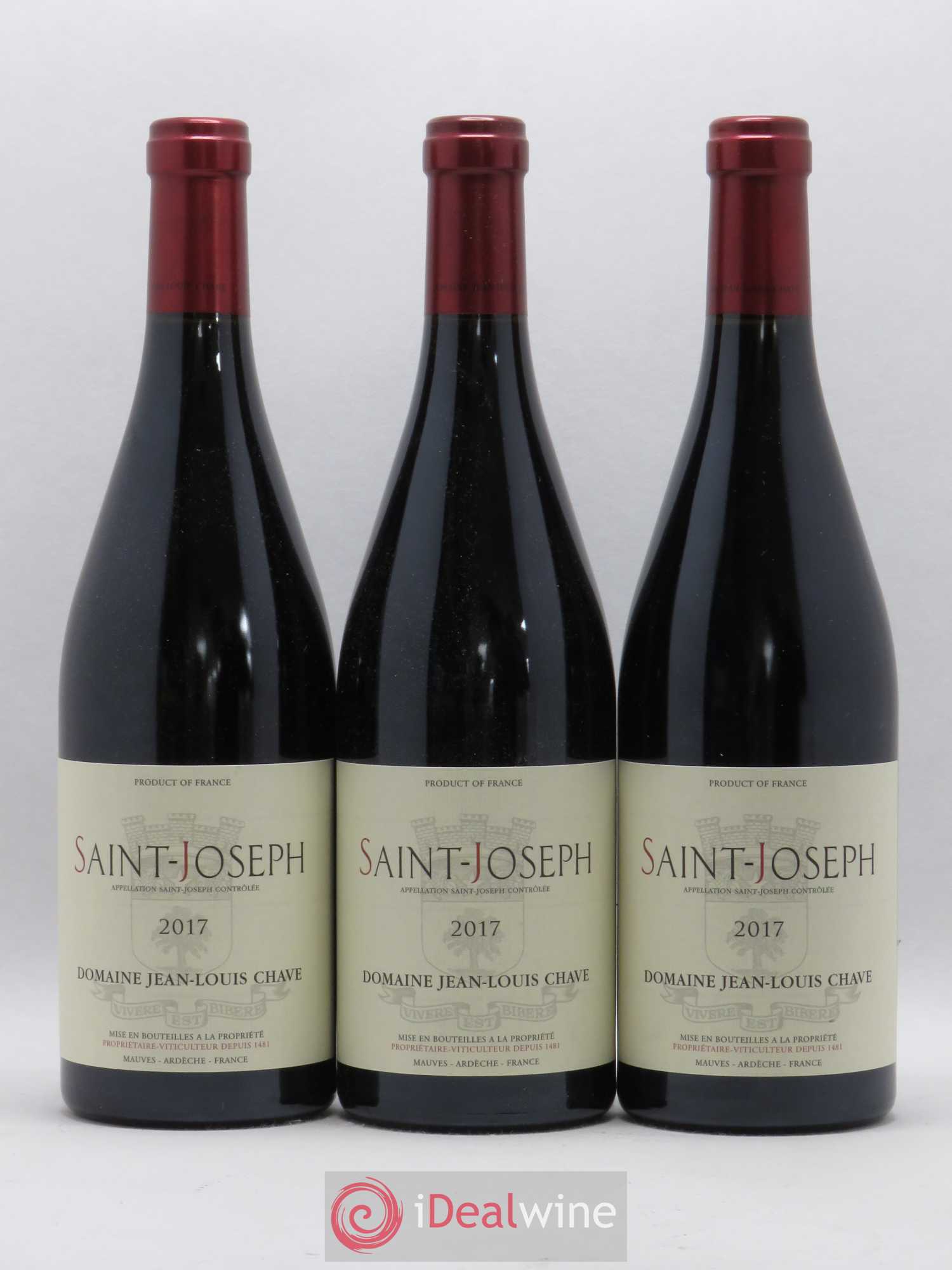 Saint-Joseph Jean-Louis Chave 2017 - Lot de 3 bouteilles - 0