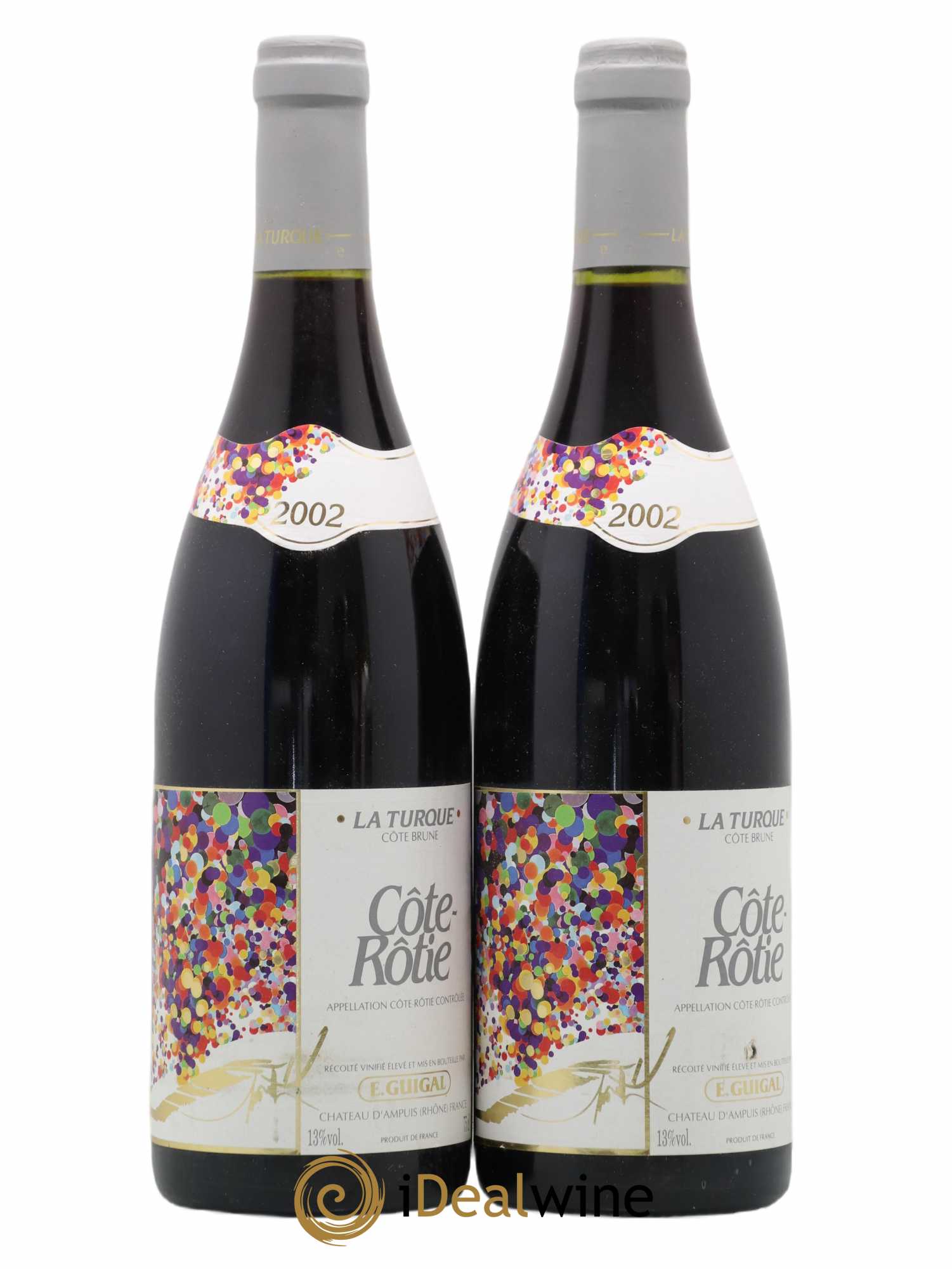Côte-Rôtie La Turque Guigal 2002 - Lot de 2 bouteilles - 0