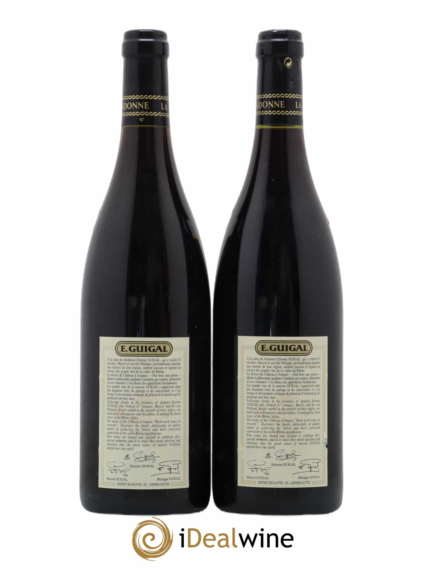 Côte-Rôtie La Landonne Guigal 2002 - Lot de 2 bouteilles - 1