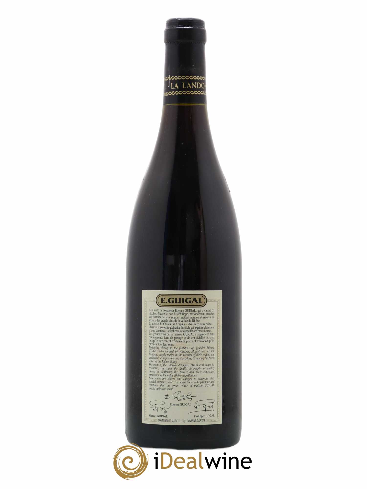 Côte-Rôtie La Landonne Guigal 2002 - Lot de 1 bouteille - 1