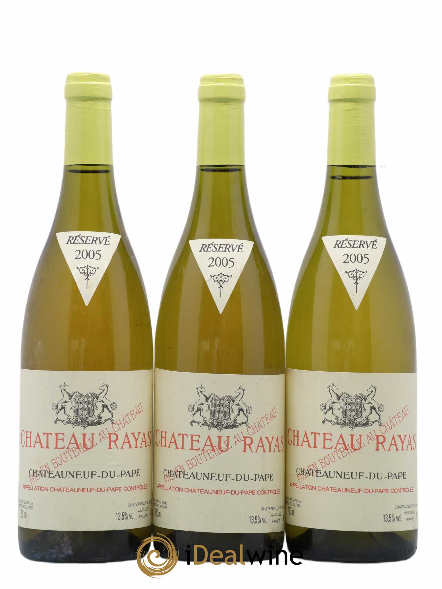 Châteauneuf-du-Pape Château Rayas Emmanuel Reynaud 2005 - Lot de 3 bouteilles - 0