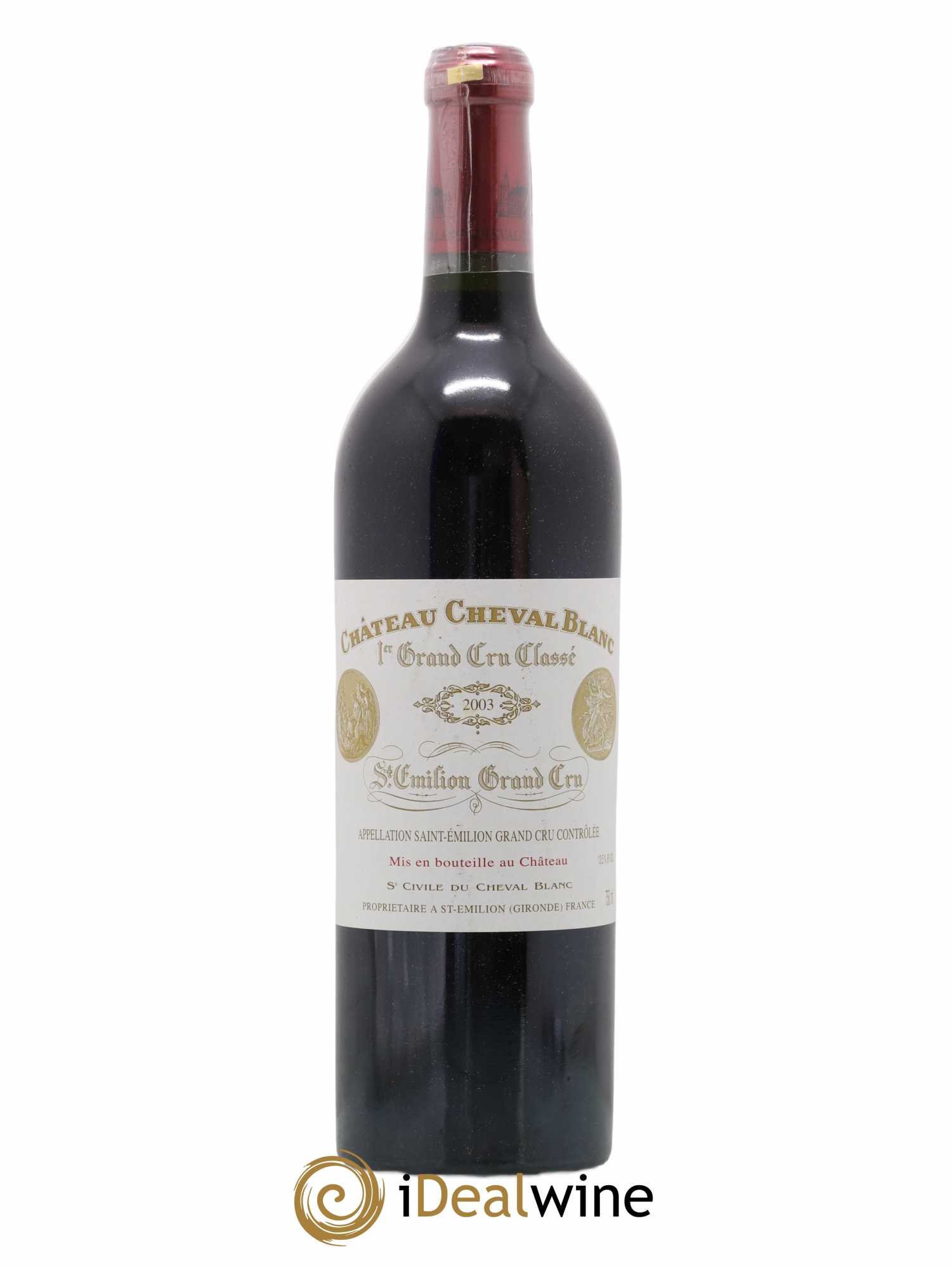 Château Cheval Blanc 1er Grand Cru Classé A 2003 - Lot de 1 bouteille - 0