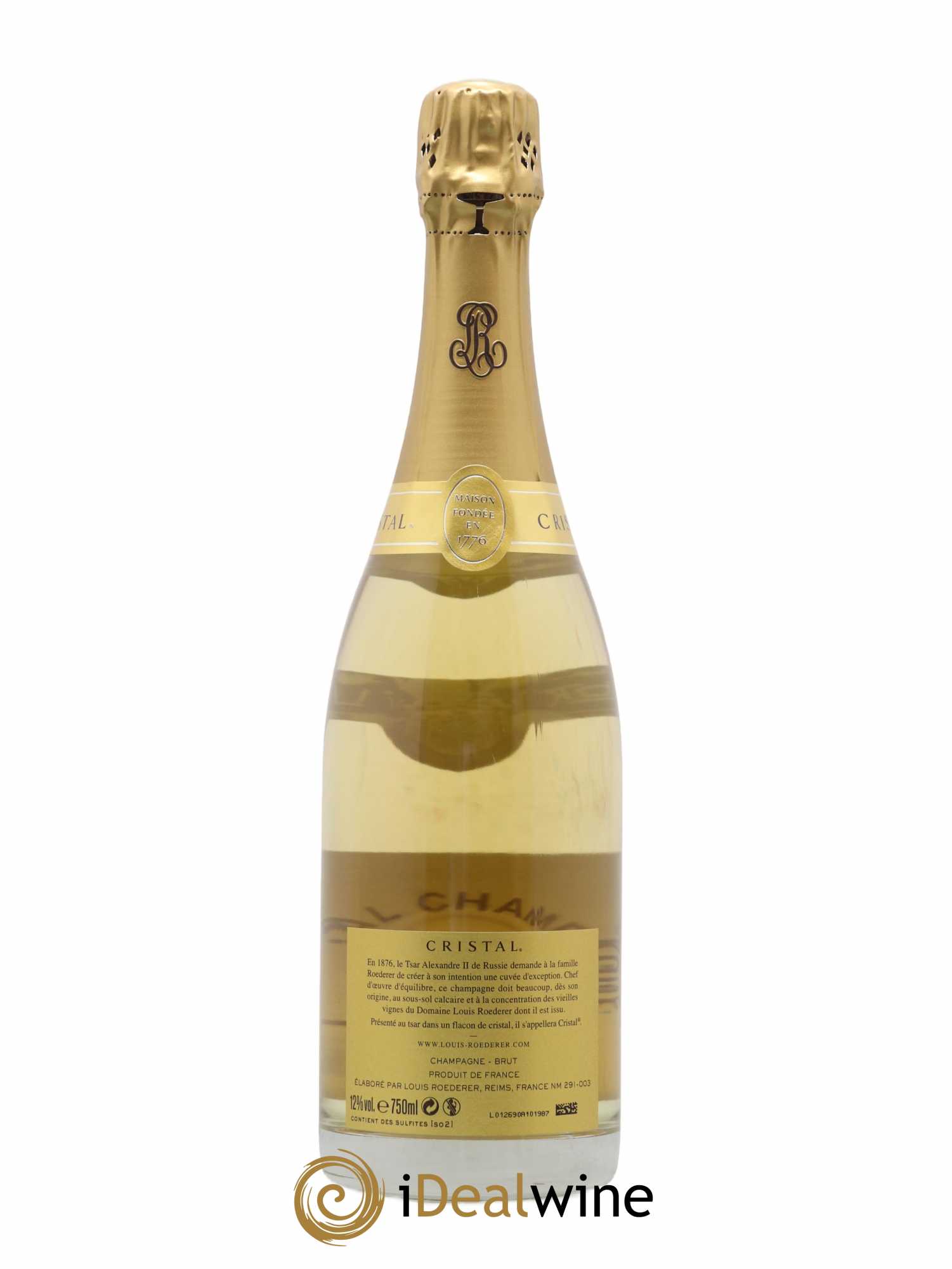 Cristal Louis Roederer 2008 - Lot de 1 bouteille - 2