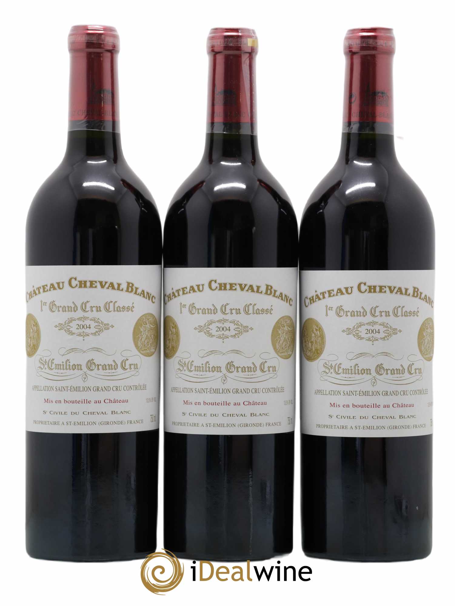 Château Cheval Blanc 1er Grand Cru Classé A 2004 - Lot de 6 bouteilles - 2