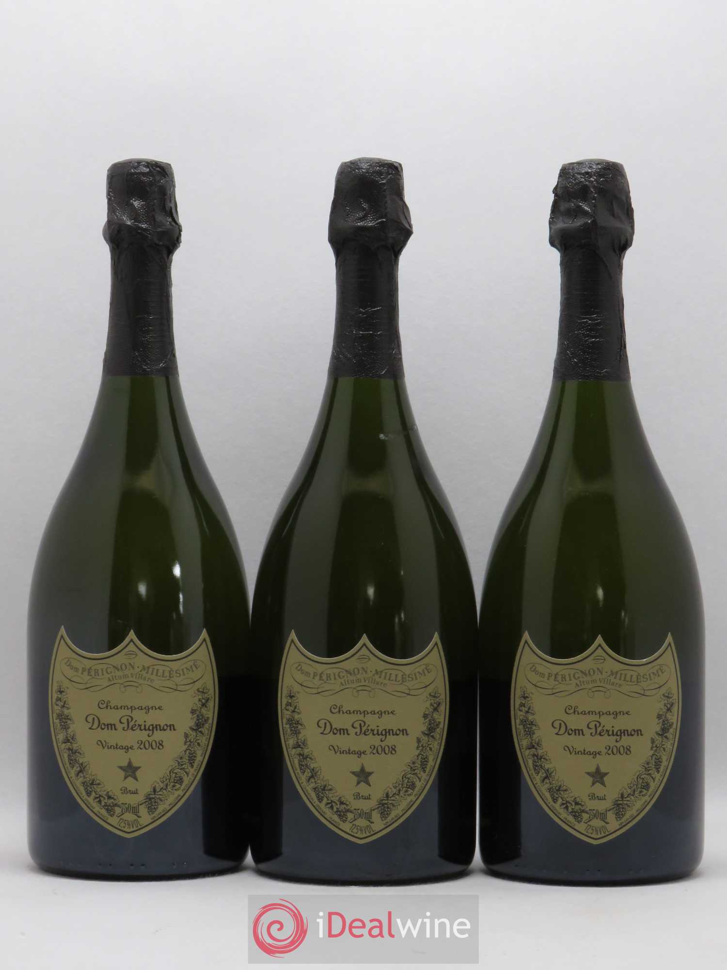 Brut Dom Pérignon 2008 - Lot de 3 bouteilles - 0