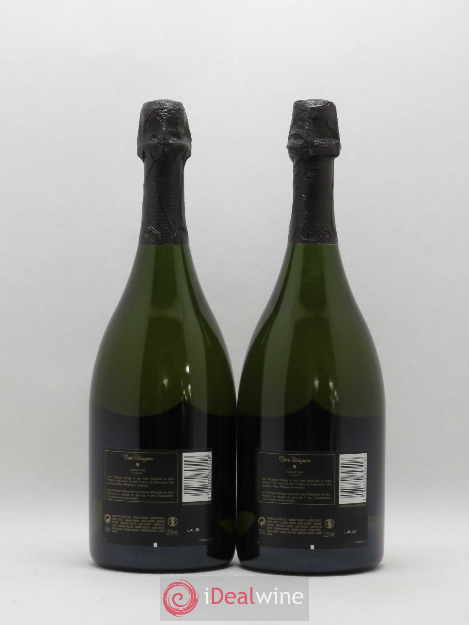 Brut Dom Pérignon 2008 - Lot de 2 bouteilles - 1