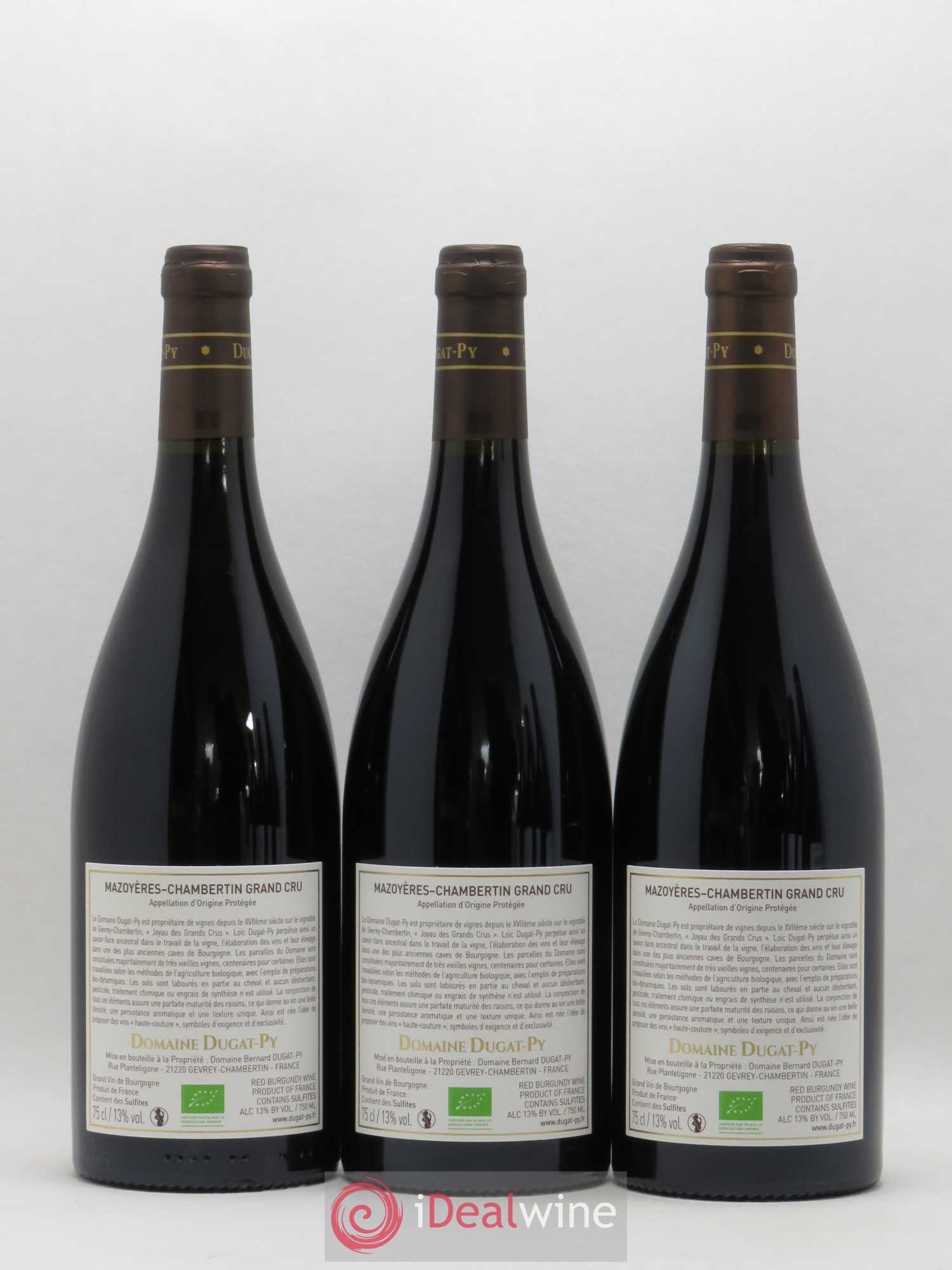 Mazoyères-Chambertin Grand Cru Dugat-Py 2018 - Lot de 6 bouteilles - 2