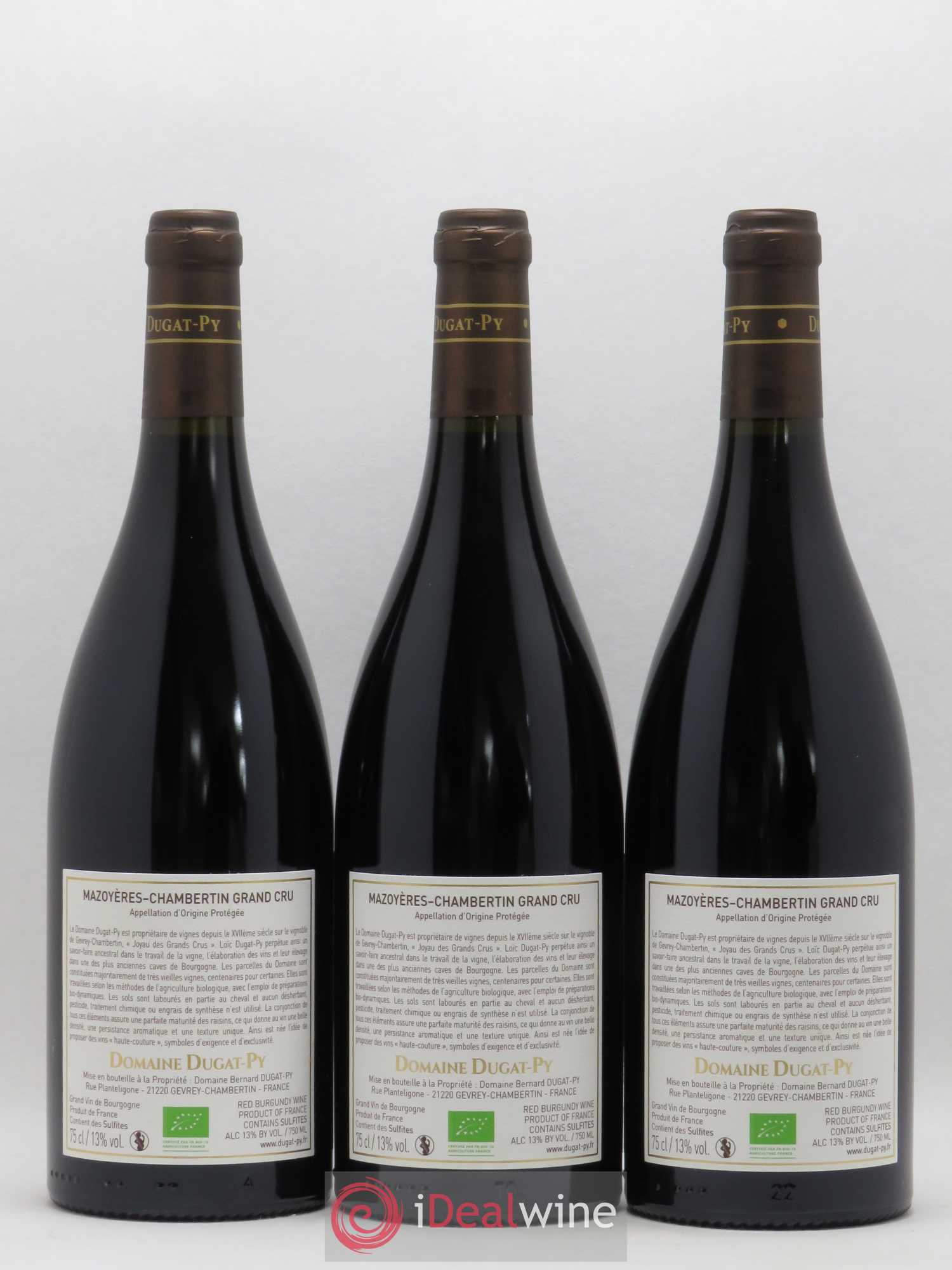 Mazoyères-Chambertin Grand Cru Dugat-Py 2018 - Lot de 6 bouteilles - 4