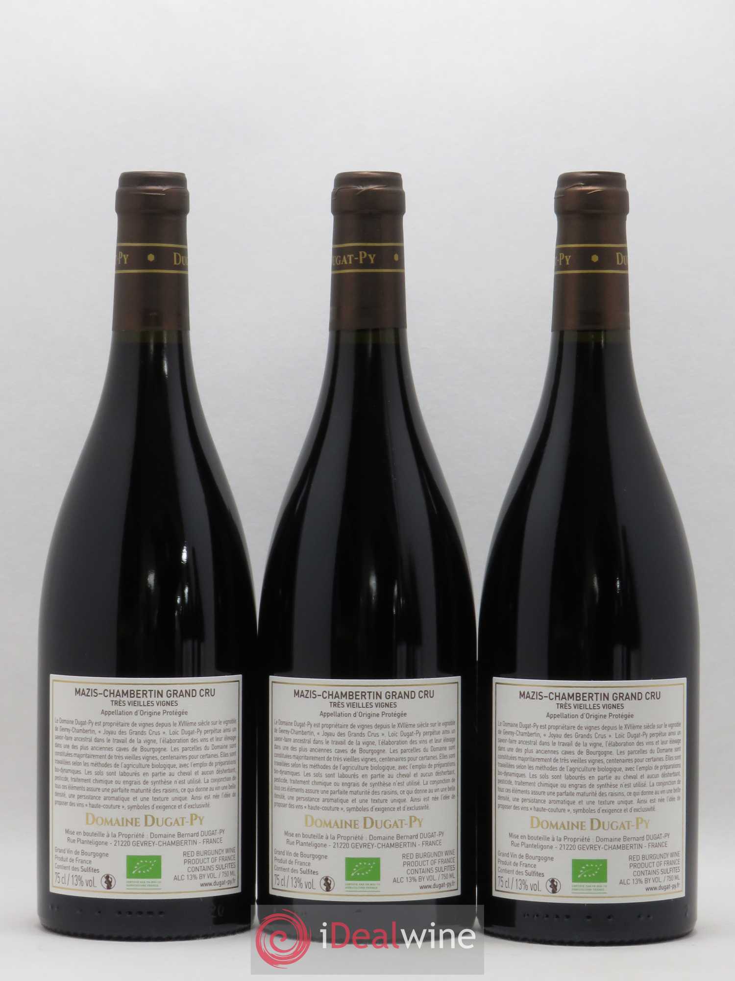 Mazis-Chambertin Grand Cru Très Vieilles Vignes Dugat-Py 2018 - Lot de 6 bouteilles - 2