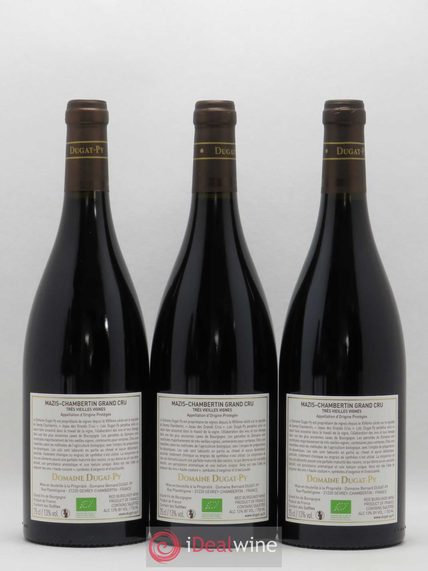 Mazis-Chambertin Grand Cru Très Vieilles Vignes Dugat-Py 2018 - Lot de 6 bouteilles - 4