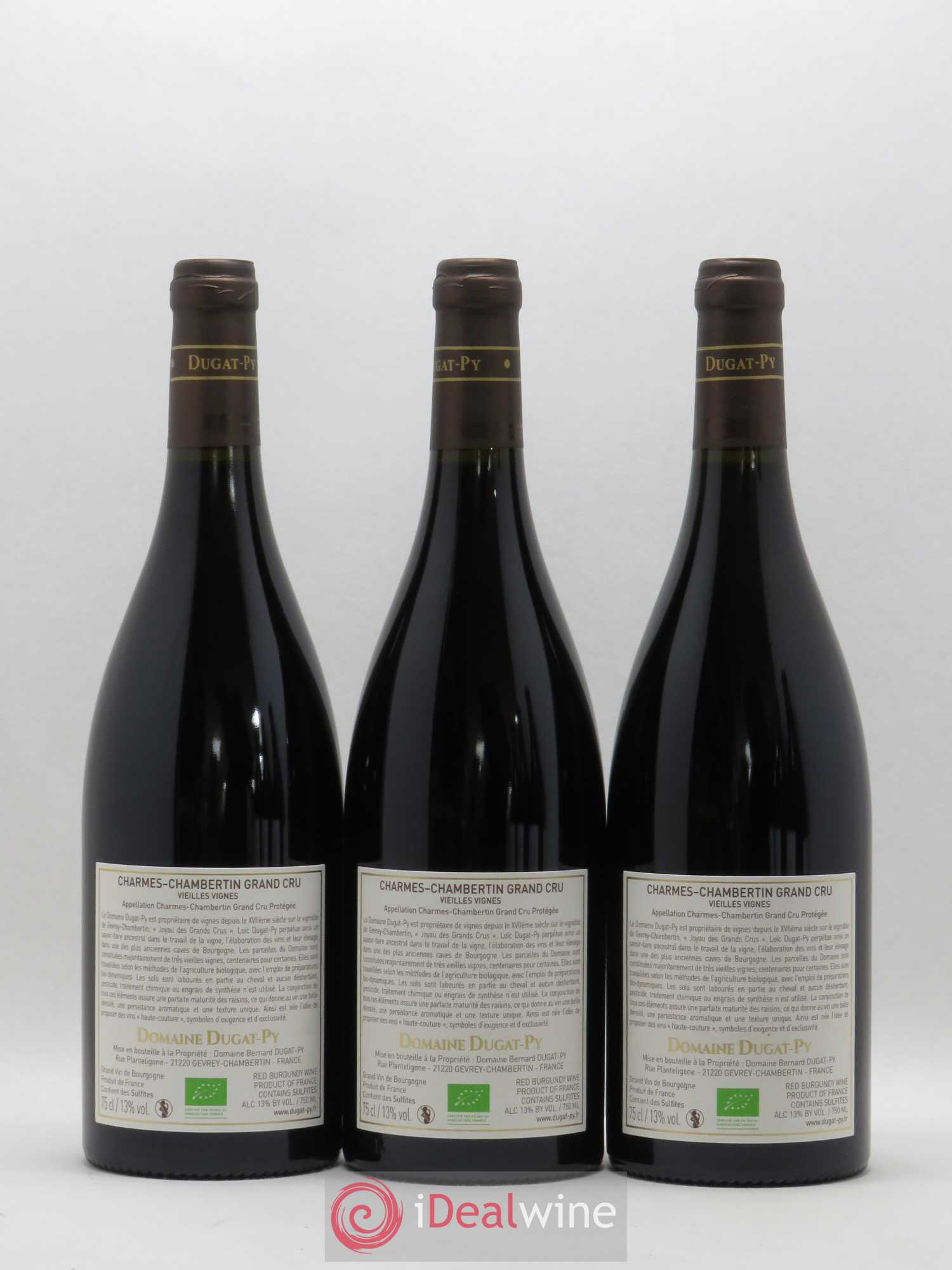 Charmes-Chambertin Grand Cru Dugat-Py  2018 - Posten von 6 Flaschen - 2