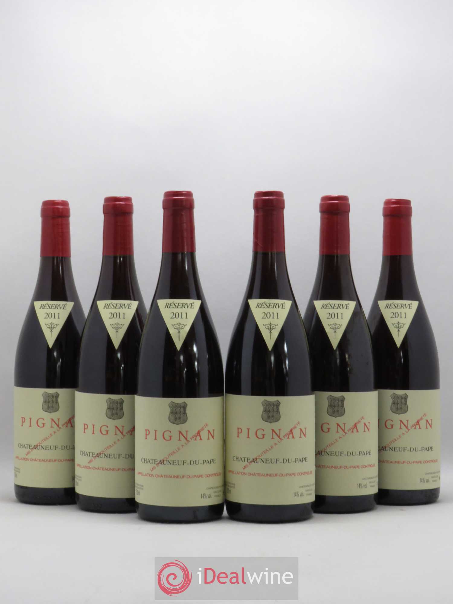 Châteauneuf-du-Pape Pignan Emmanuel Reynaud 2011 - Lot de 6 bouteilles - 0