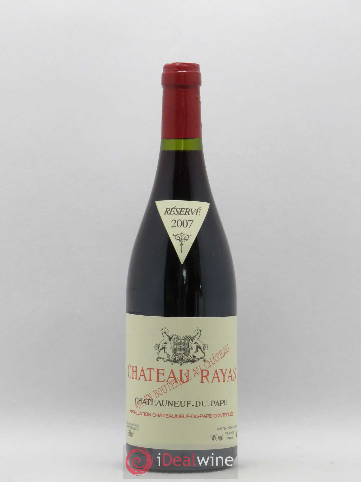 Châteauneuf-du-Pape Château Rayas Emmanuel Reynaud 2007 - Lot de 1 bouteille - 0
