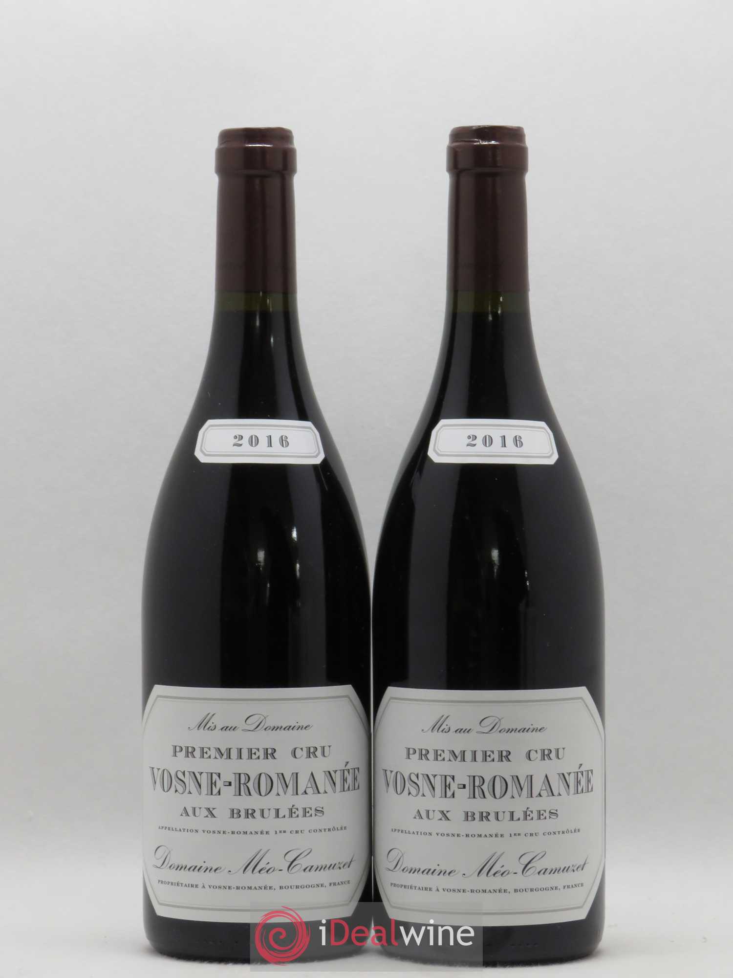 Vosne-Romanée 1er Cru Aux Brûlées Méo-Camuzet (Domaine) 2016 - Lot de 2 bouteilles - 0
