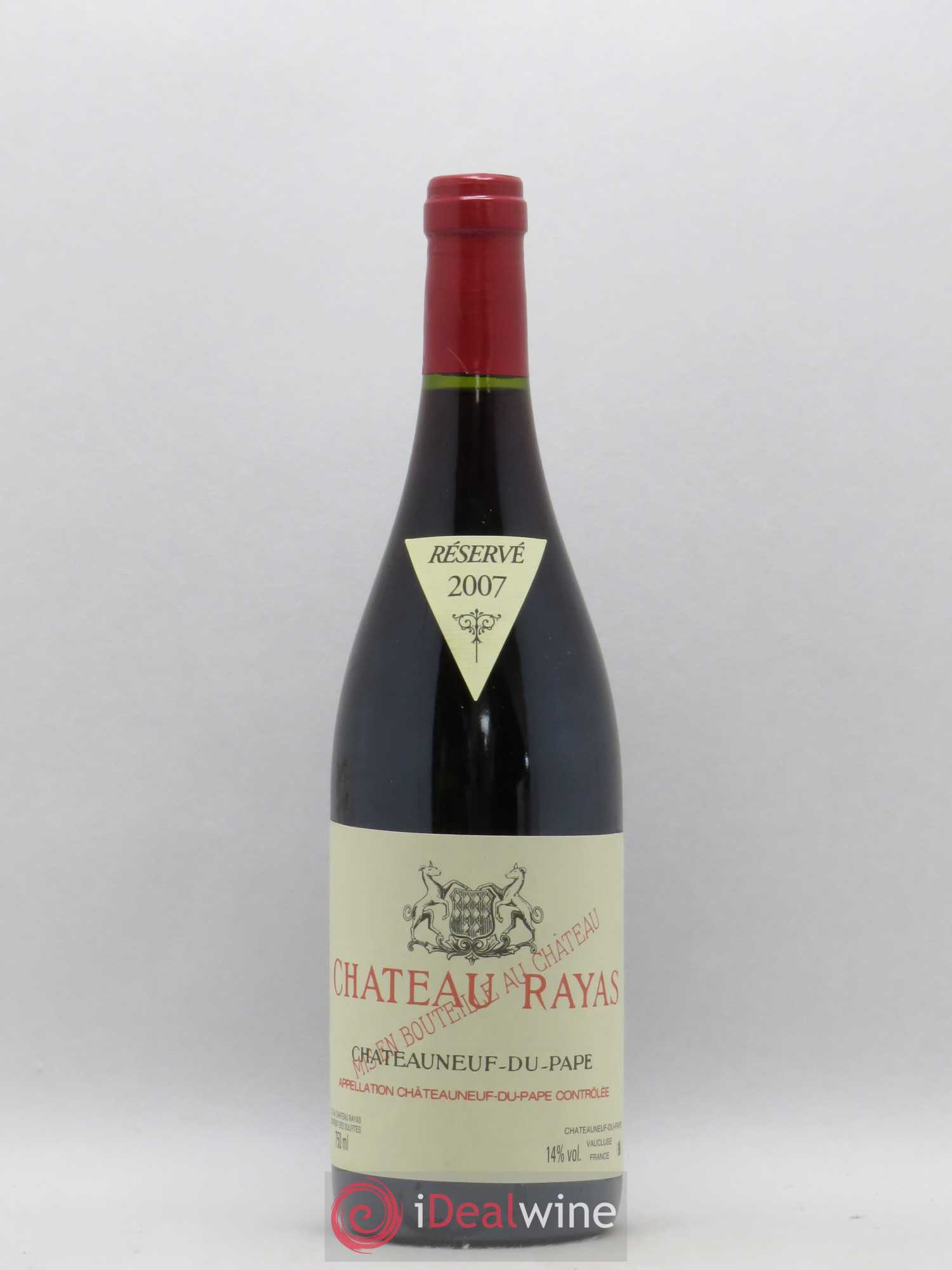 Châteauneuf-du-Pape Château Rayas Emmanuel Reynaud 2007 - Lot de 1 bouteille - 0
