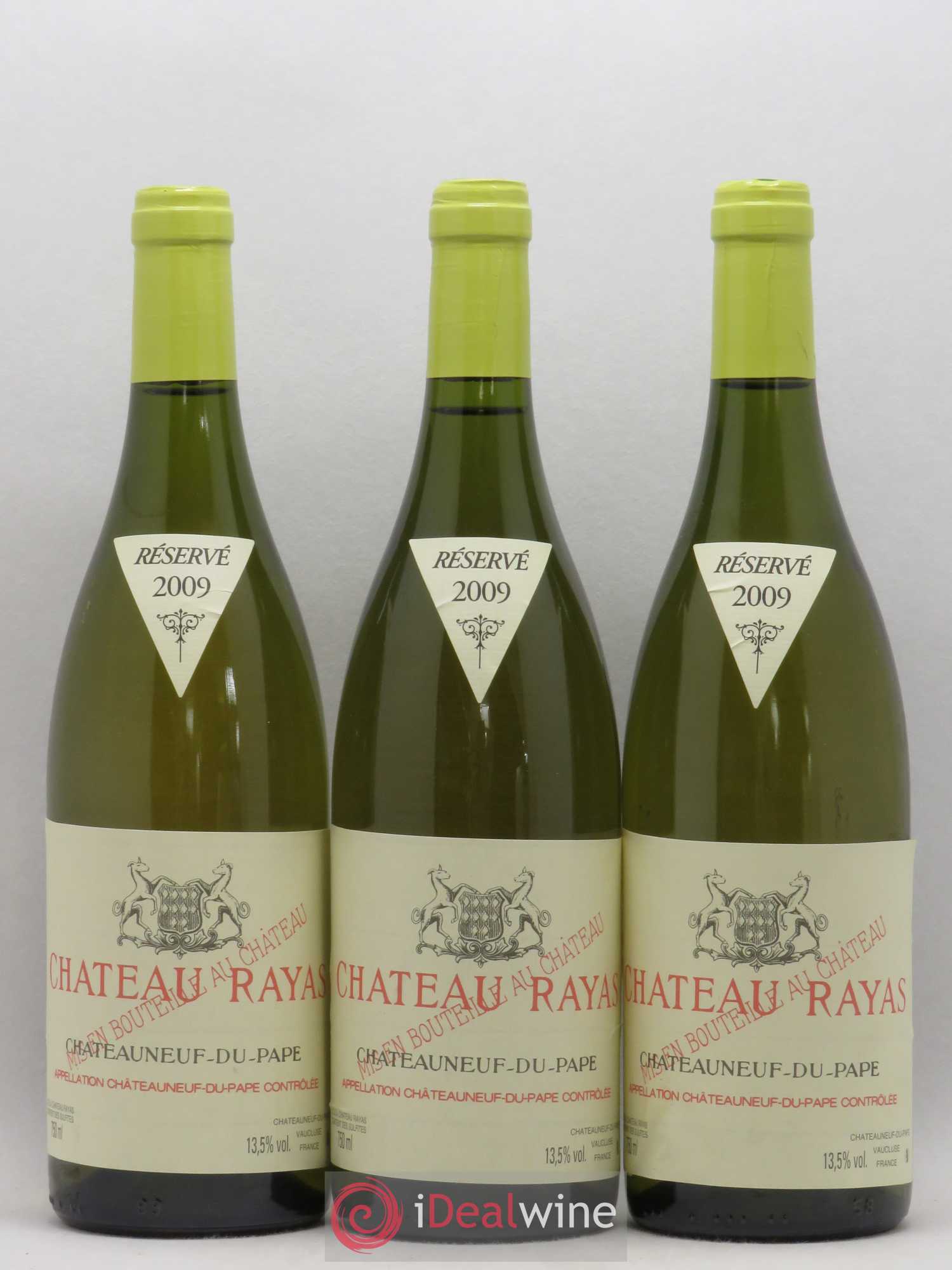 Châteauneuf-du-Pape Château Rayas Emmanuel Reynaud 2009 - Lot de 3 bouteilles - 0