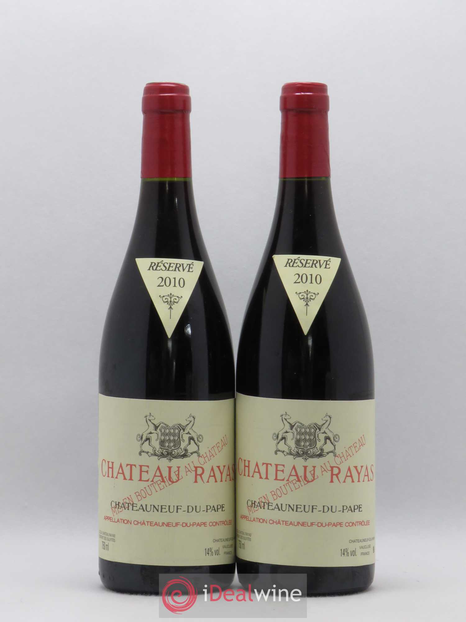 Châteauneuf-du-Pape Château Rayas Emmanuel Reynaud 2010 - Lot de 2 bouteilles - 0