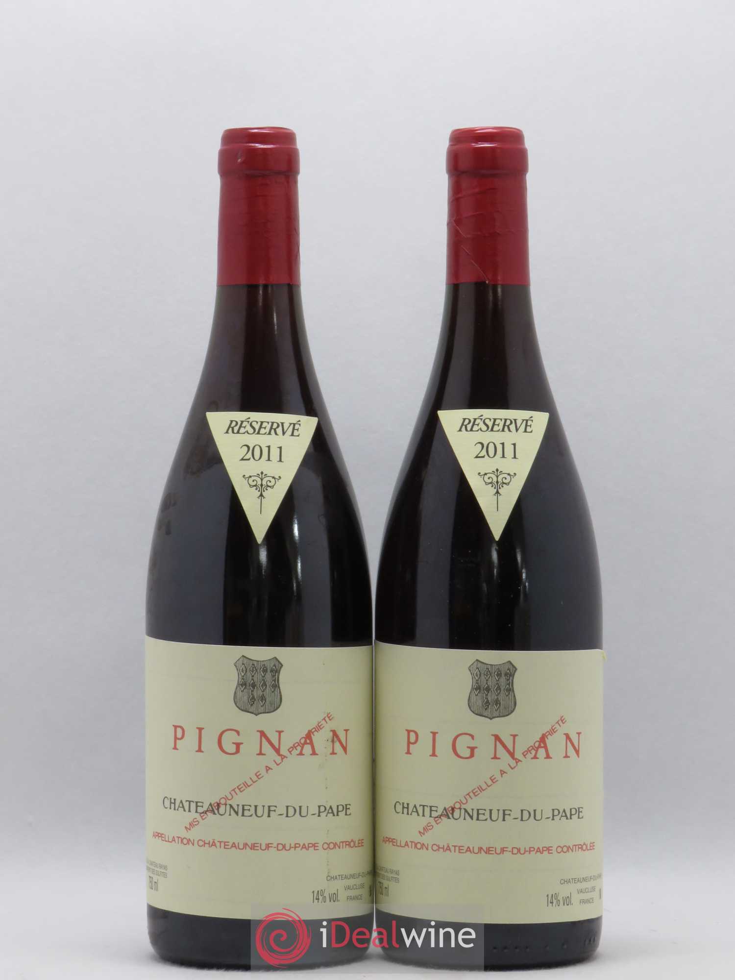Châteauneuf-du-Pape Pignan Emmanuel Reynaud 2011 - Lot de 2 bouteilles - 0