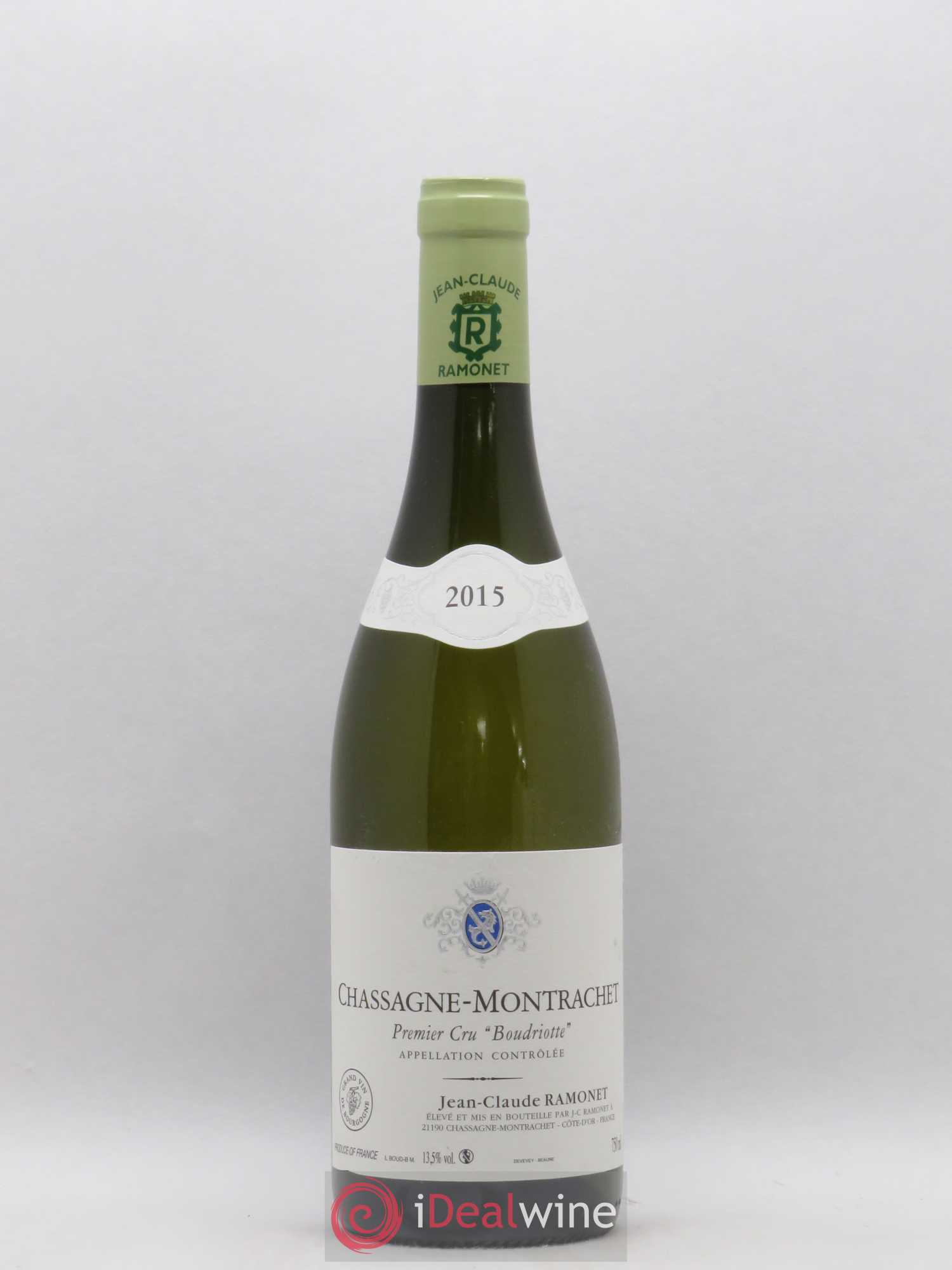 Chassagne-Montrachet 1er Cru Boudriotte Ramonet (Domaine) 2015 - Lot de 1 bouteille - 0
