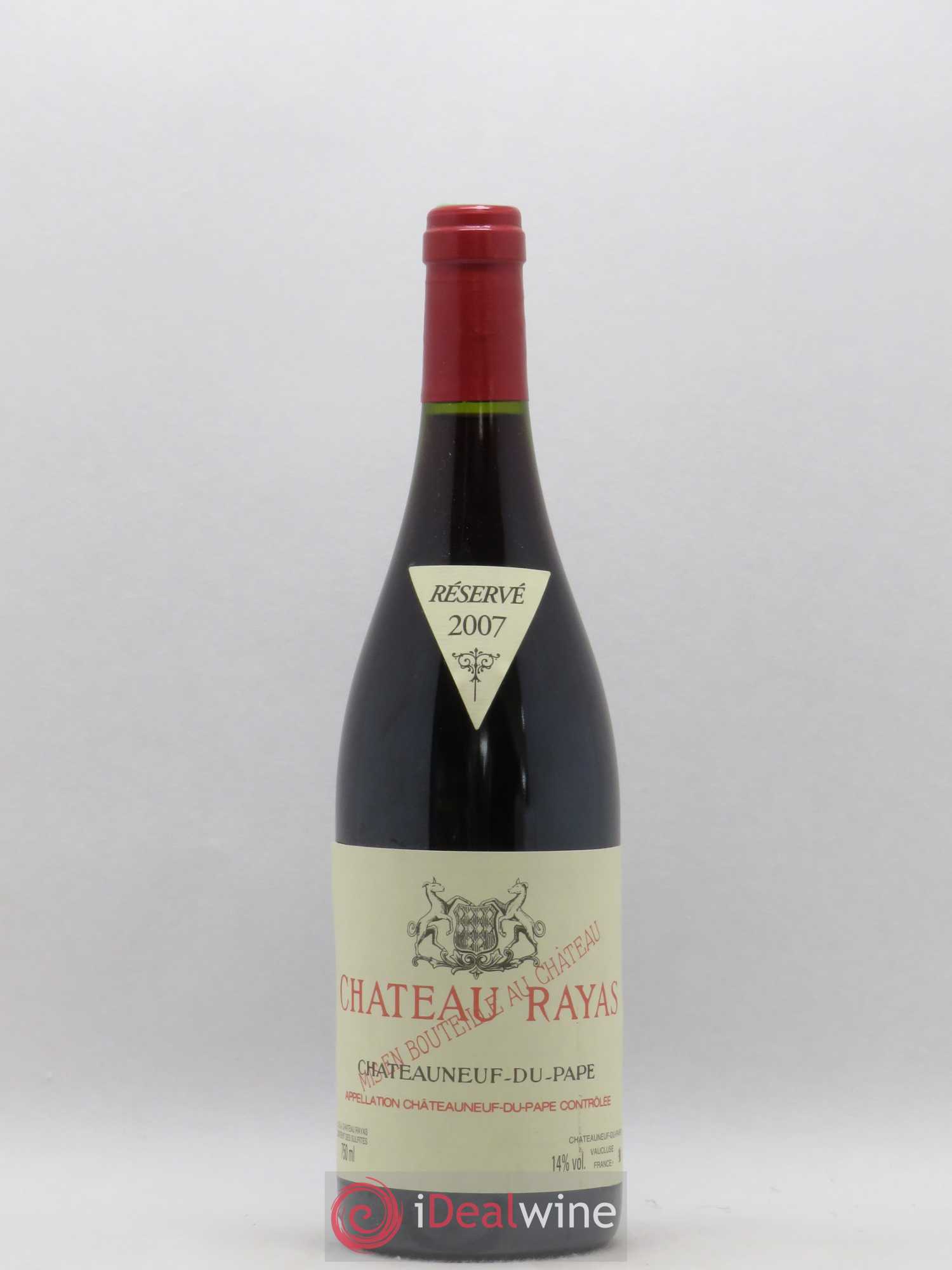 Châteauneuf-du-Pape Château Rayas Emmanuel Reynaud 2007 - Lot de 1 bouteille - 0