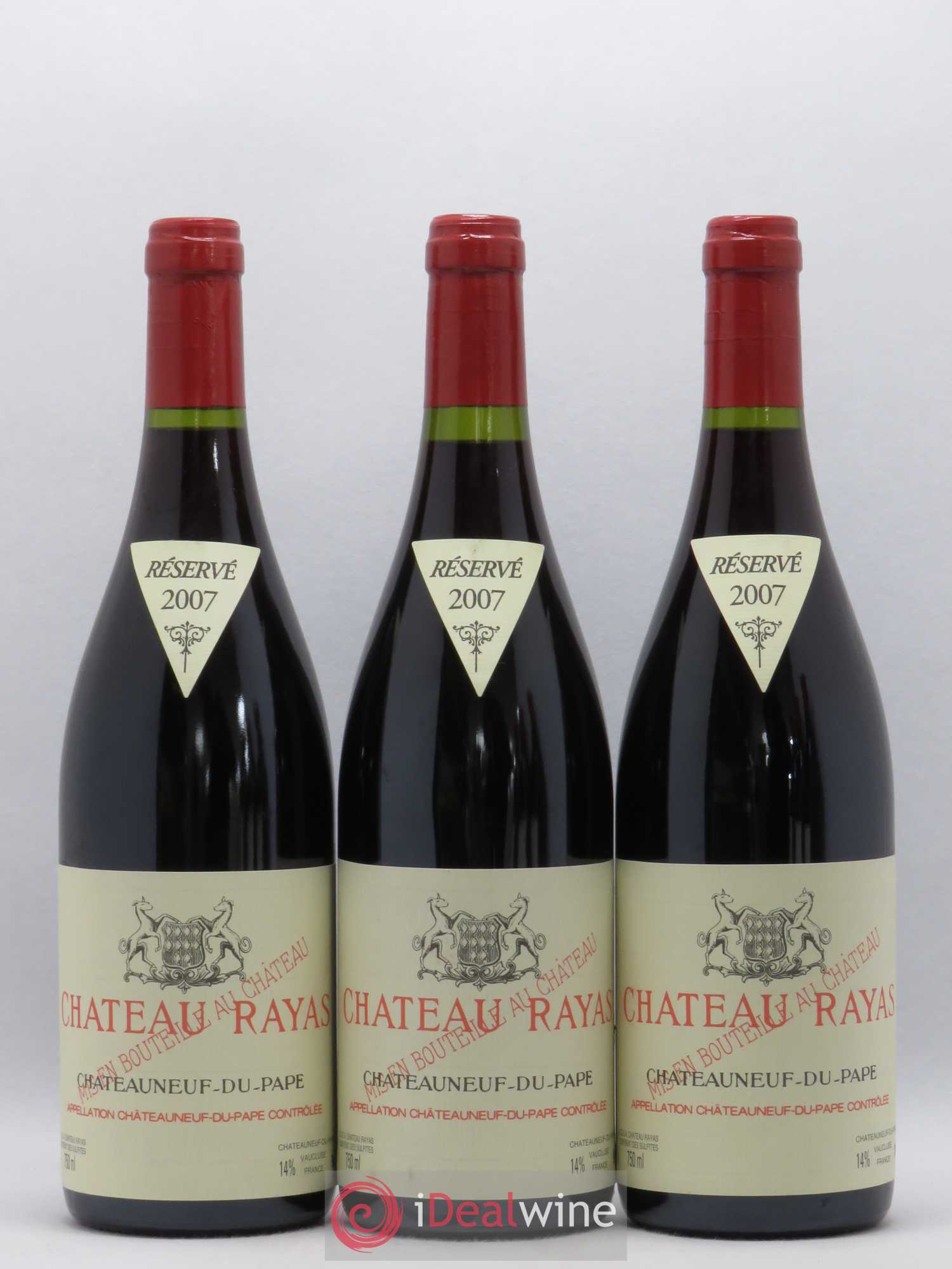 Châteauneuf-du-Pape Château Rayas Emmanuel Reynaud 2007 - Lot de 6 bouteilles - 1