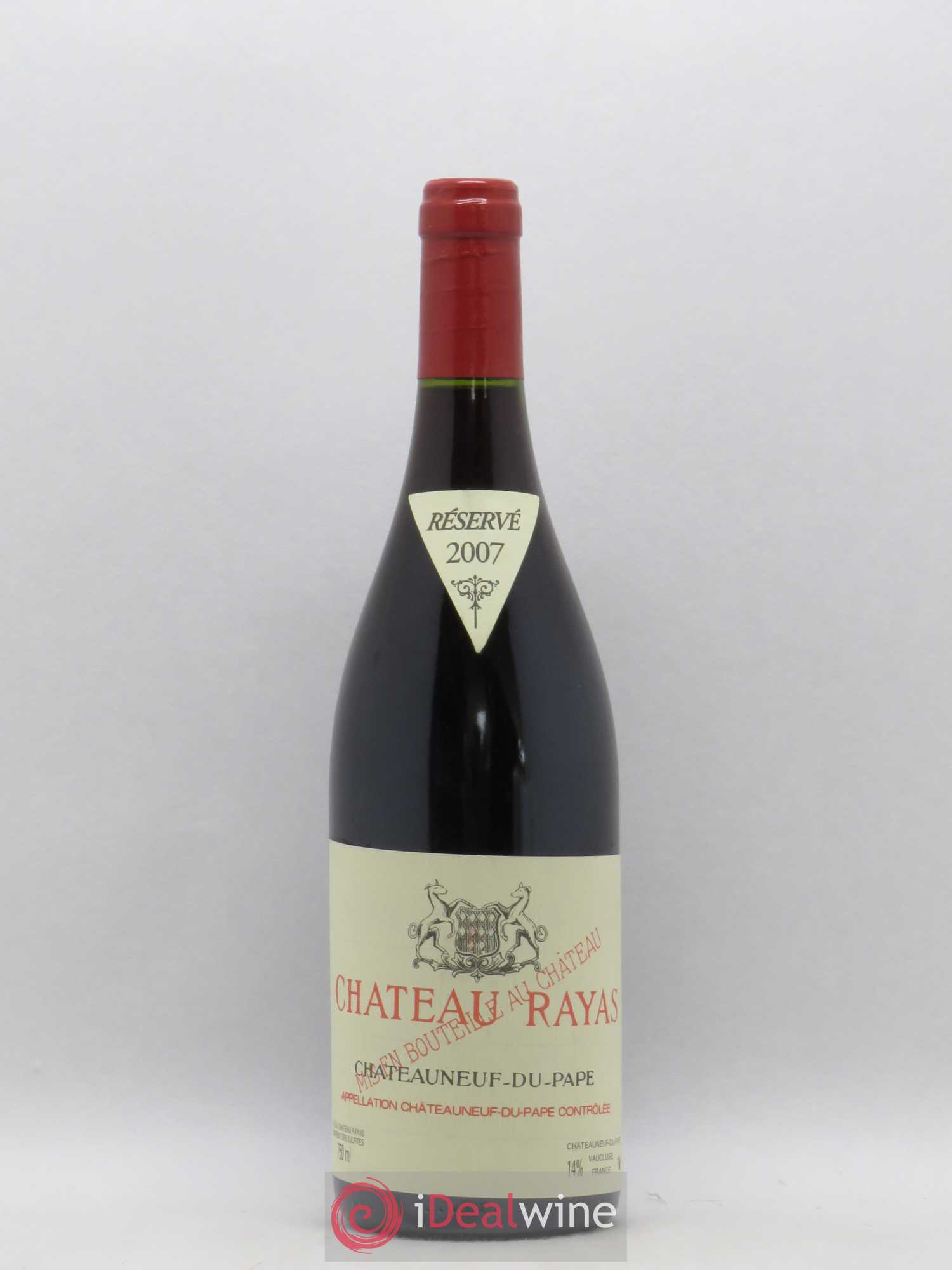 Châteauneuf-du-Pape Château Rayas Emmanuel Reynaud 2007 - Lot de 1 bouteille - 0