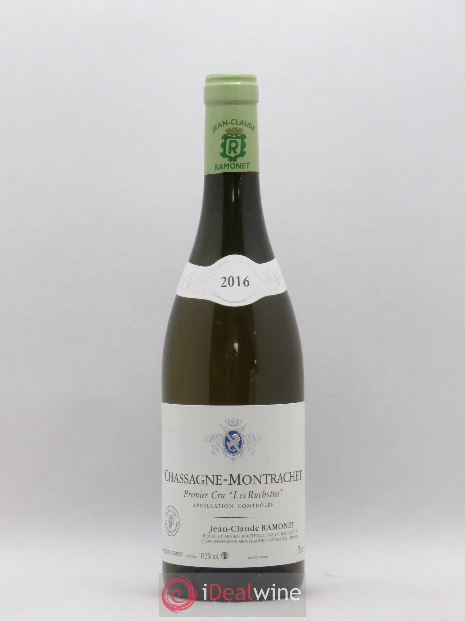 Chassagne-Montrachet 1er Cru Les Ruchottes Ramonet (Domaine) 2016 - Lot de 1 bouteille - 0