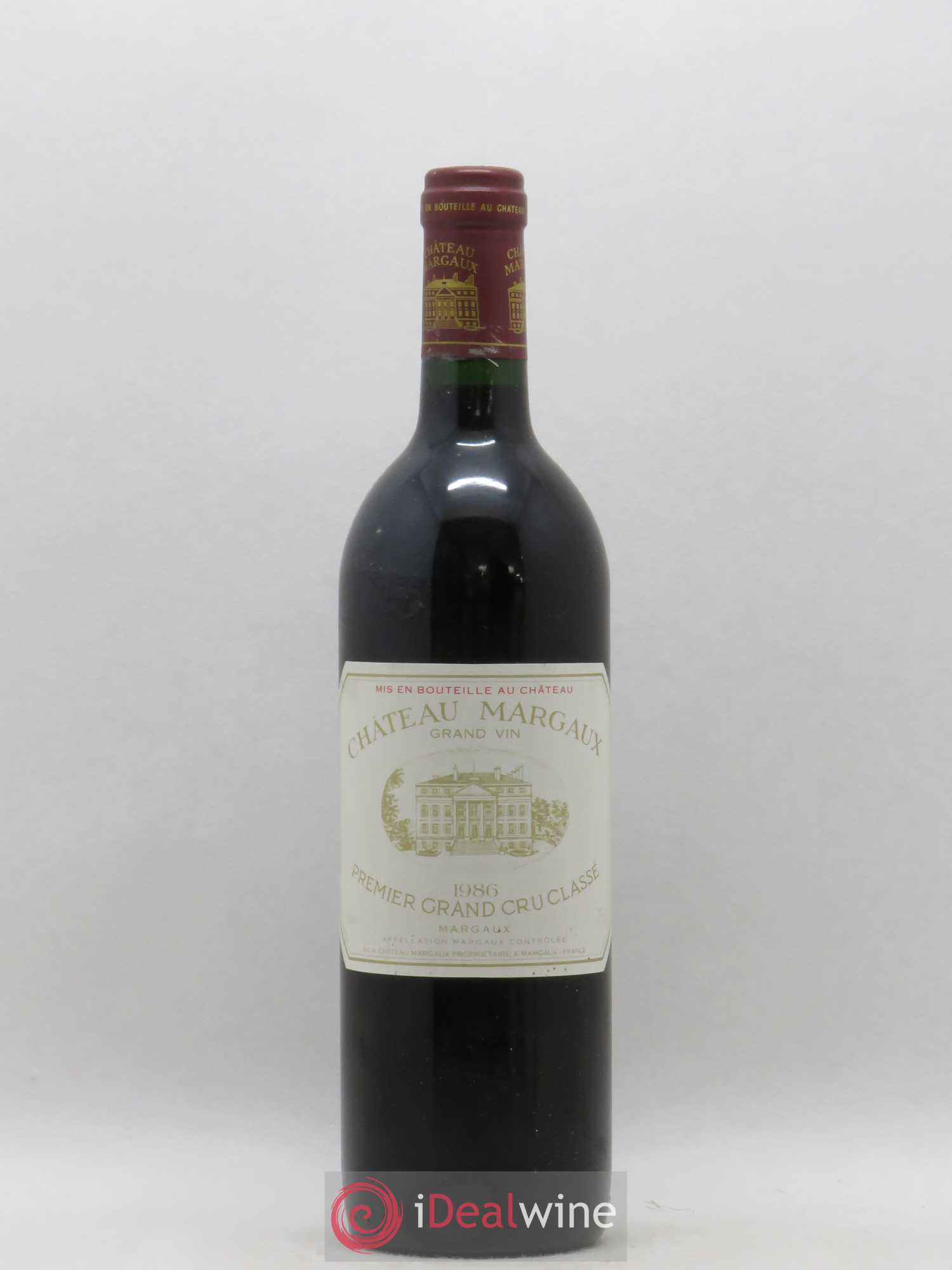Château Margaux 1er Grand Cru Classé 1986 - Lot de 1 bouteille - 0