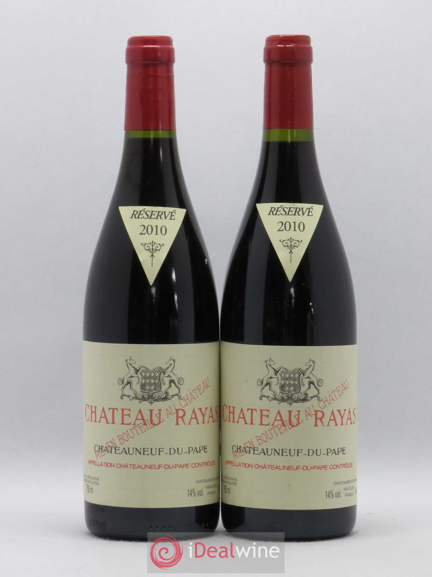 Châteauneuf-du-Pape Château Rayas Emmanuel Reynaud 2010 - Lot de 2 bouteilles - 0