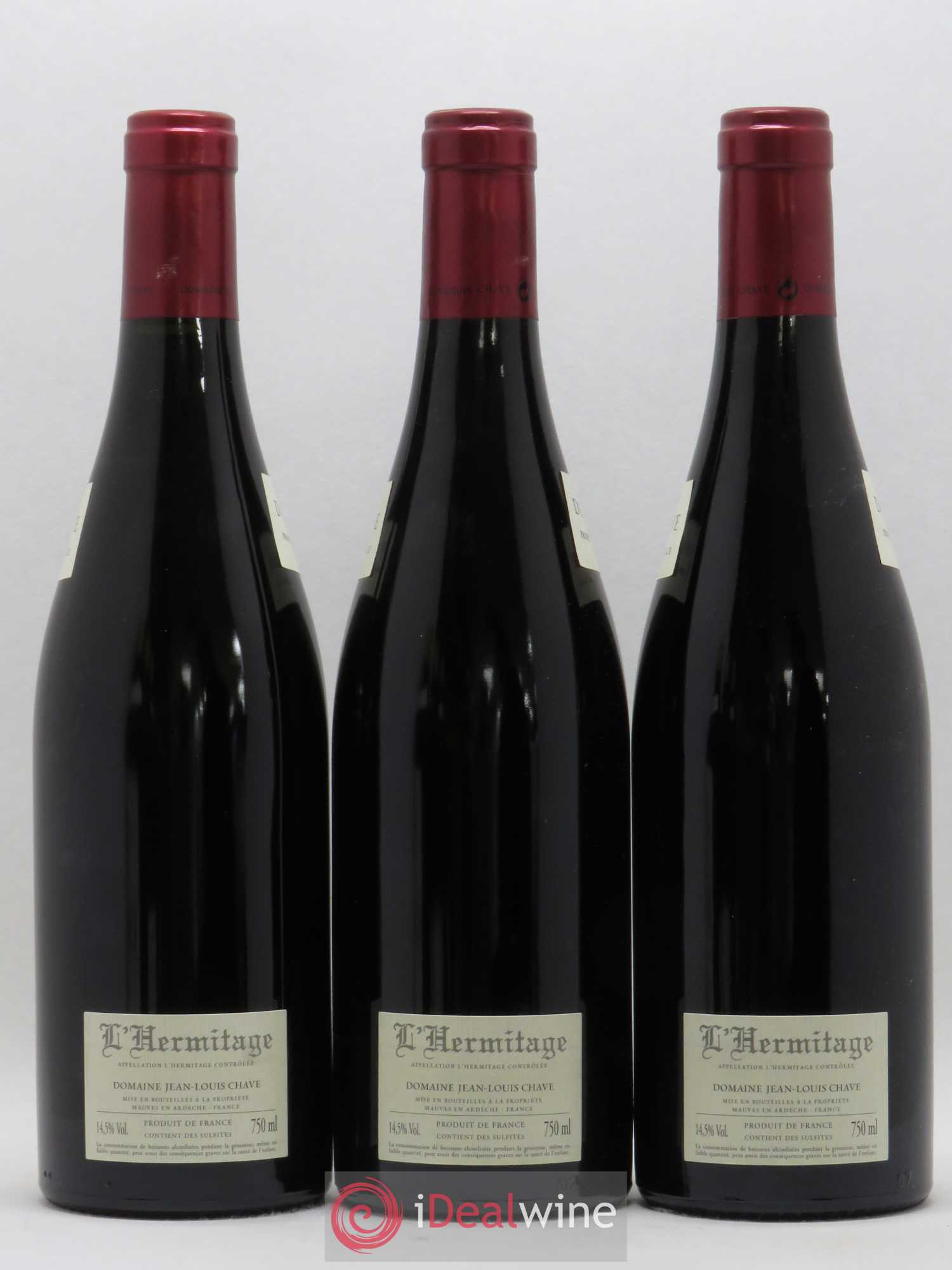 Hermitage Assortiment 3 Hermitage blancs 3 Hermitage rouges Jean-Louis Chave 2009 - Lot de 6 bouteilles - 4